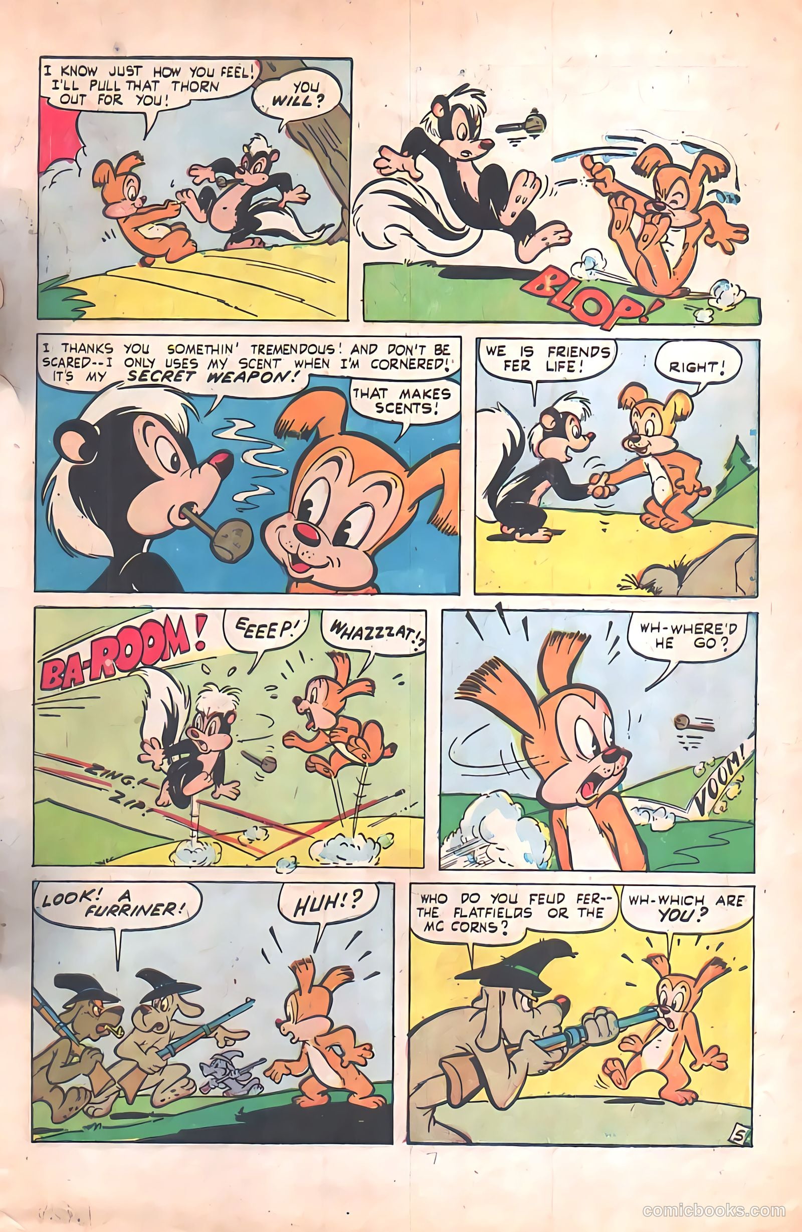 Sniffy the Pup #17 (1953) — page 7 of 36