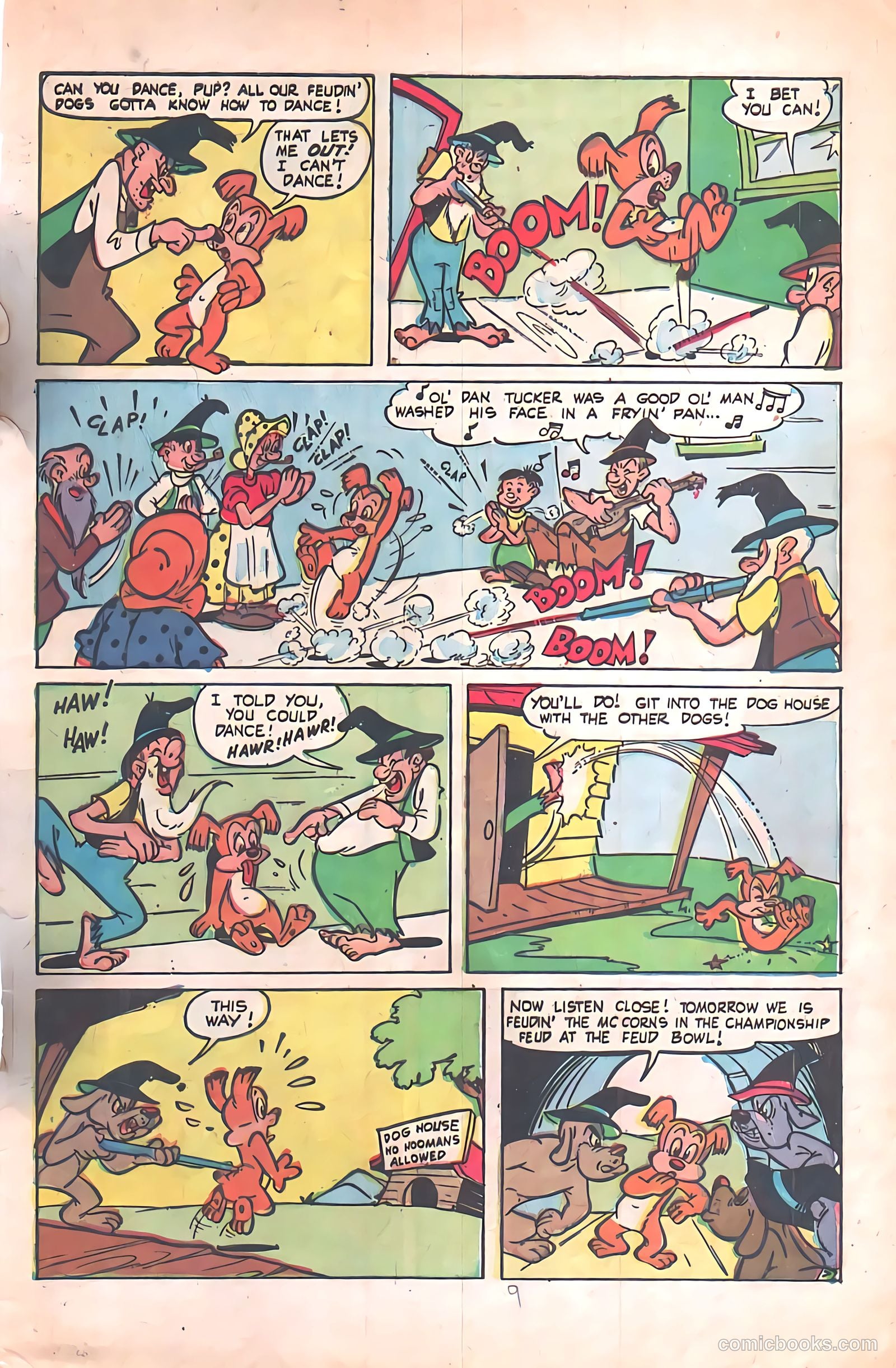 Sniffy the Pup #17 (1953) — page 9 of 36
