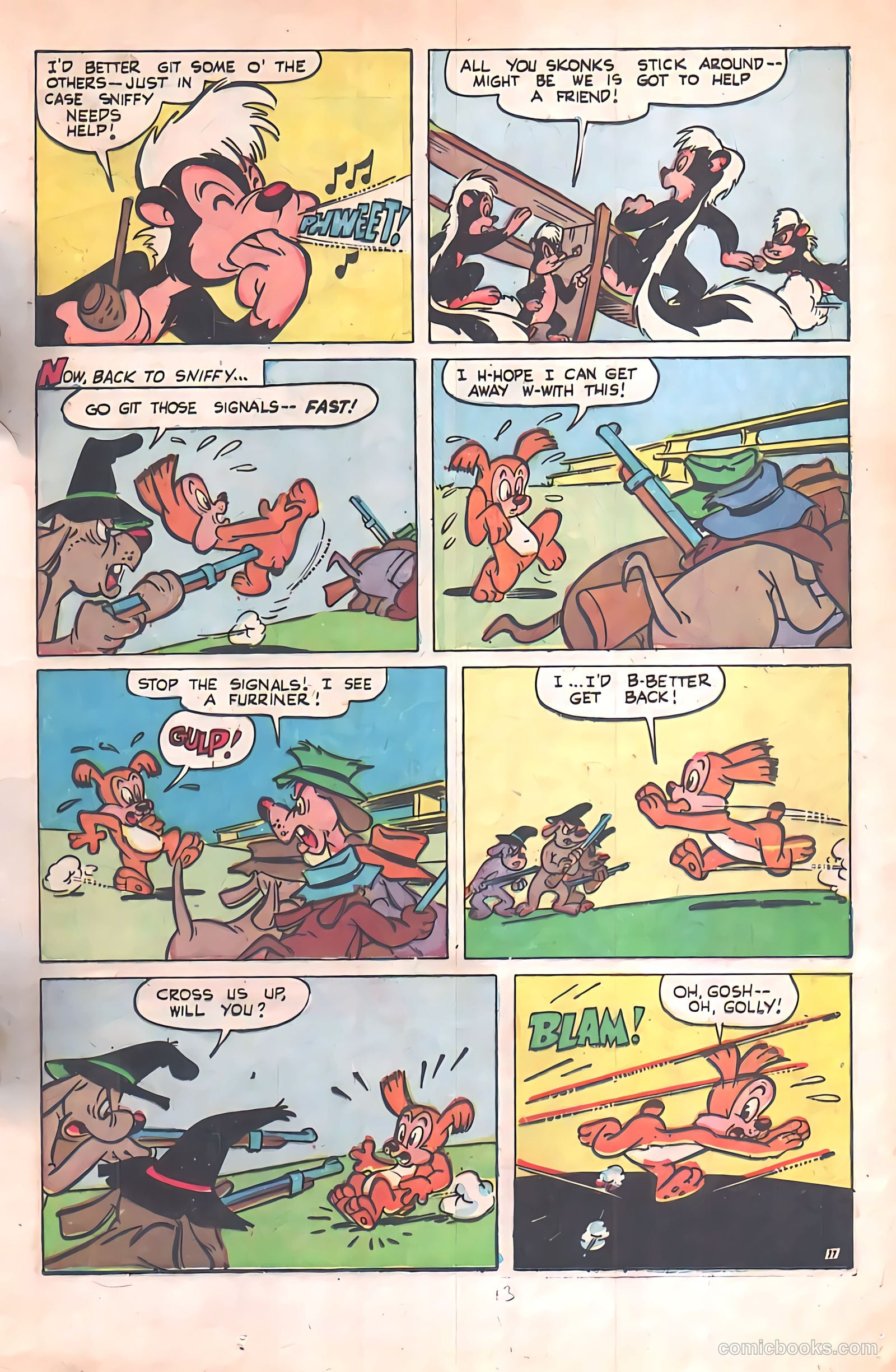 Sniffy the Pup #17 (1953) — page 13 of 36