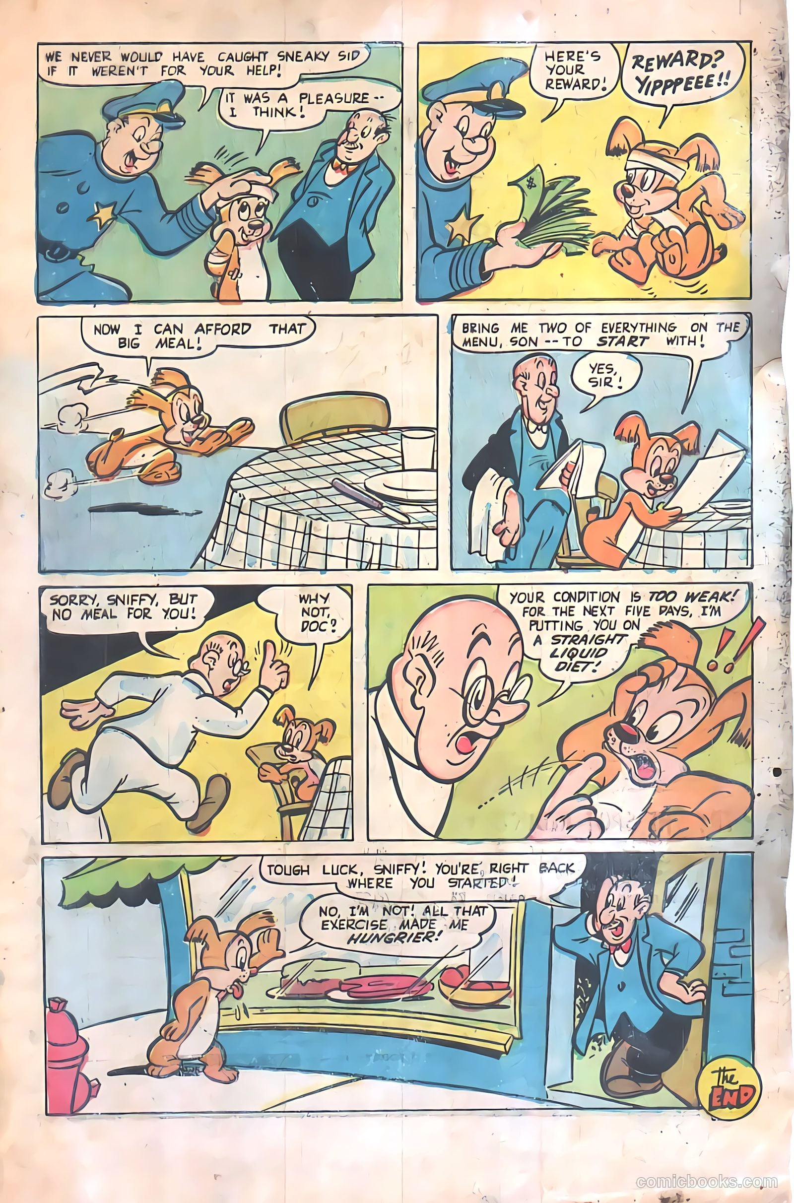 Sniffy the Pup #17 (1953) — page 34 of 36