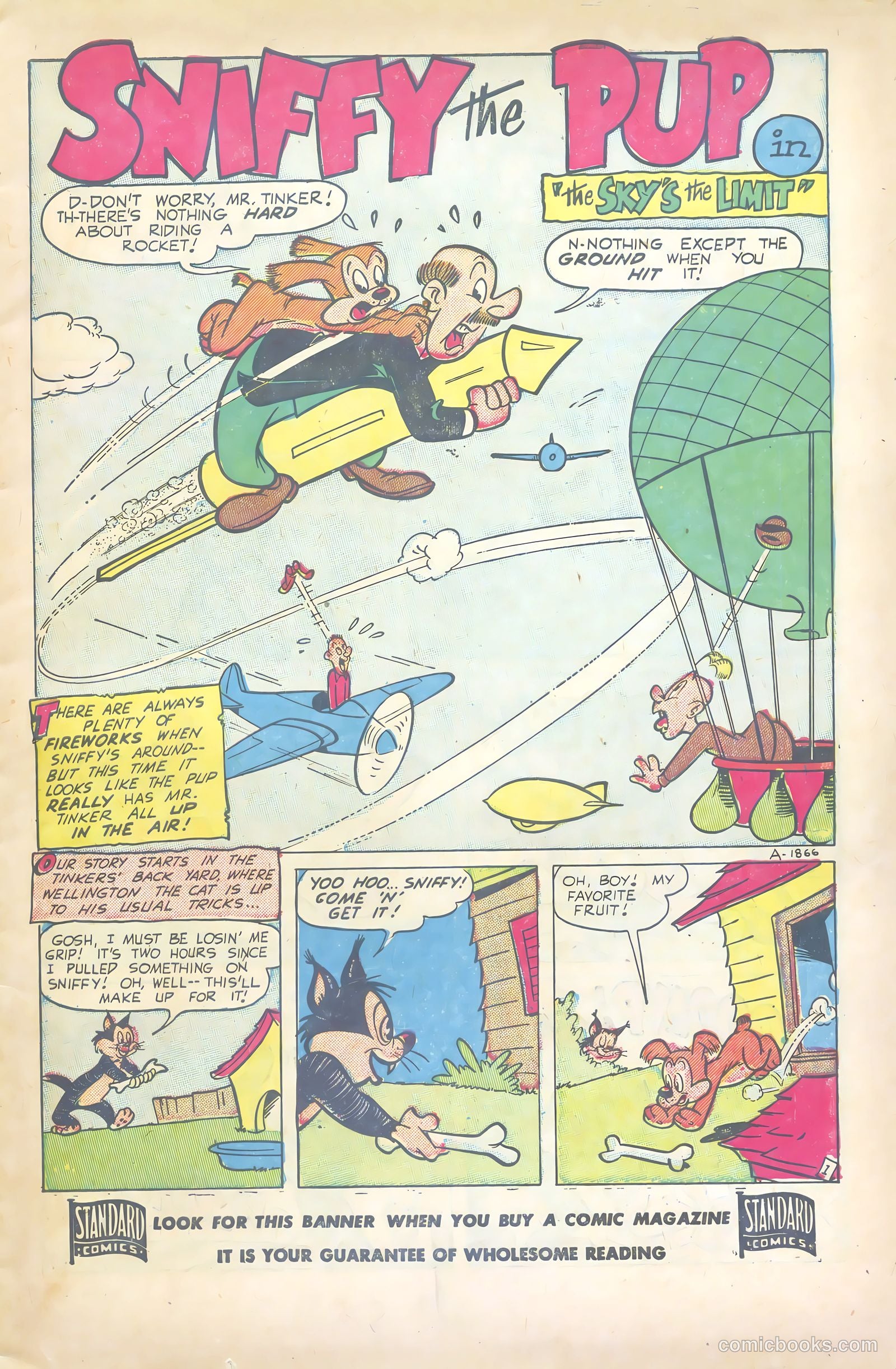 Sniffy the Pup #18 (1953) — page 3 of 36