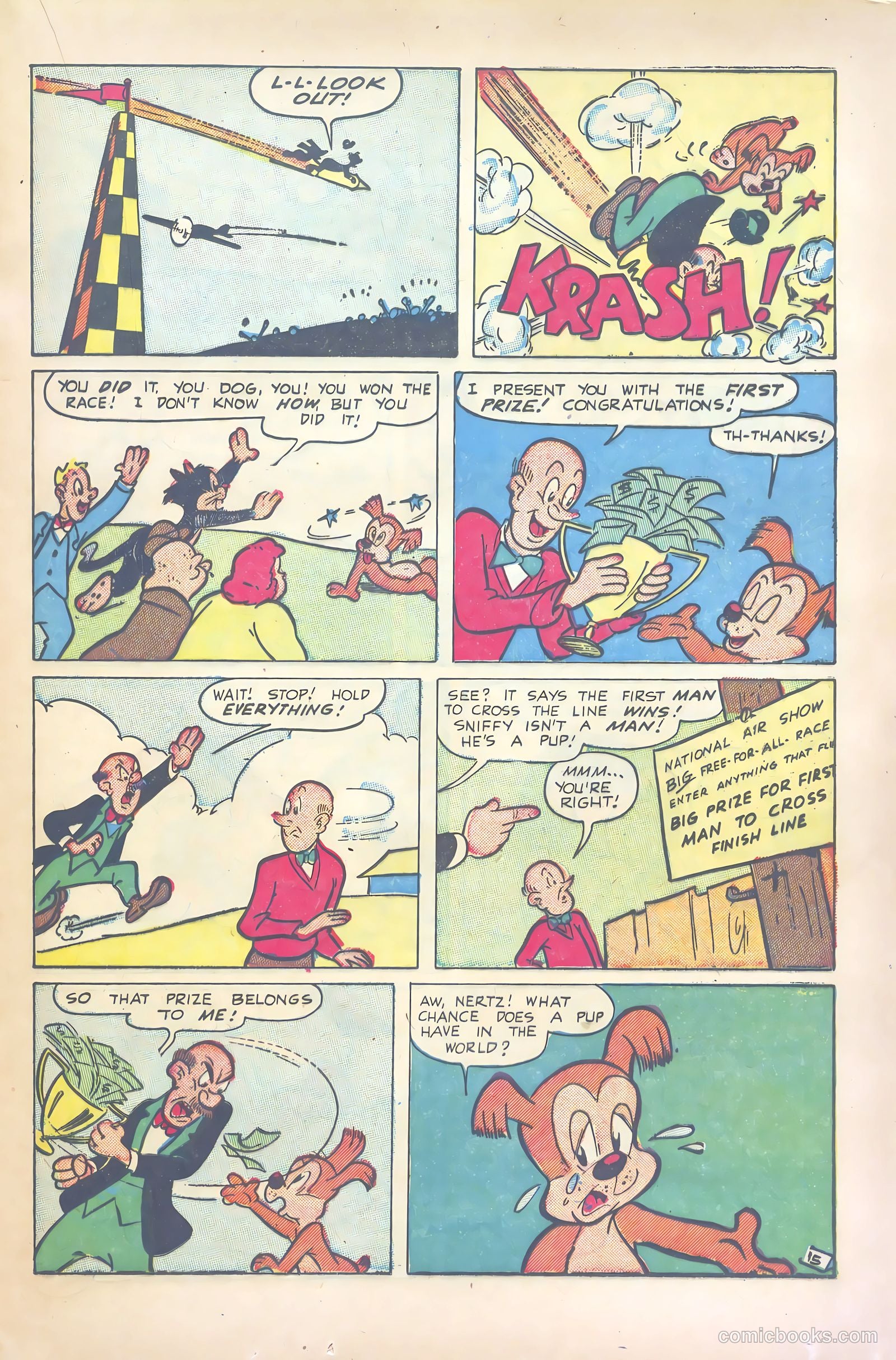 Sniffy the Pup #18 (1953) — page 17 of 36