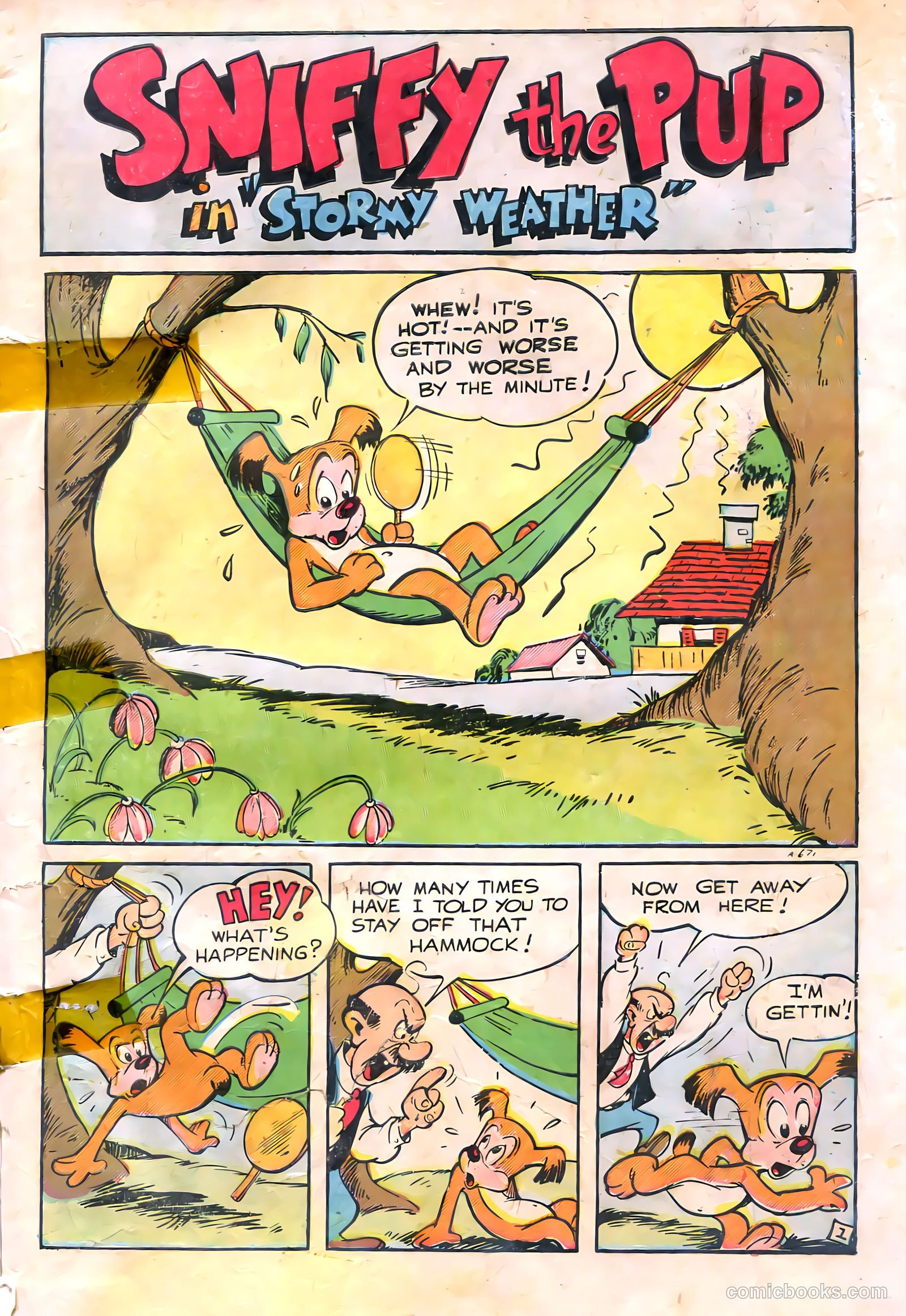 Sniffy the Pup #5 (1949) — page 3 of 36