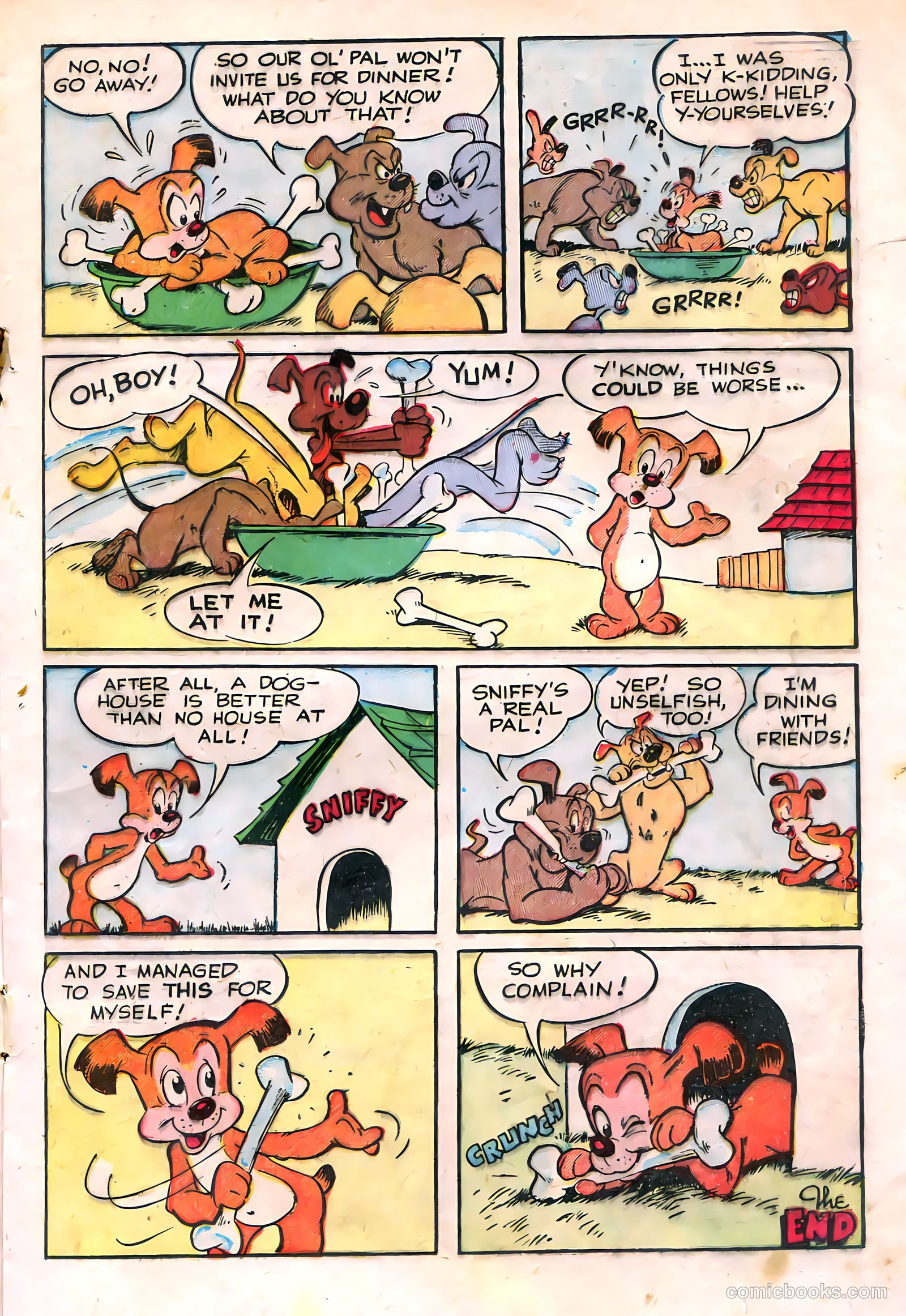 Sniffy the Pup #5 (1949) — page 17 of 36