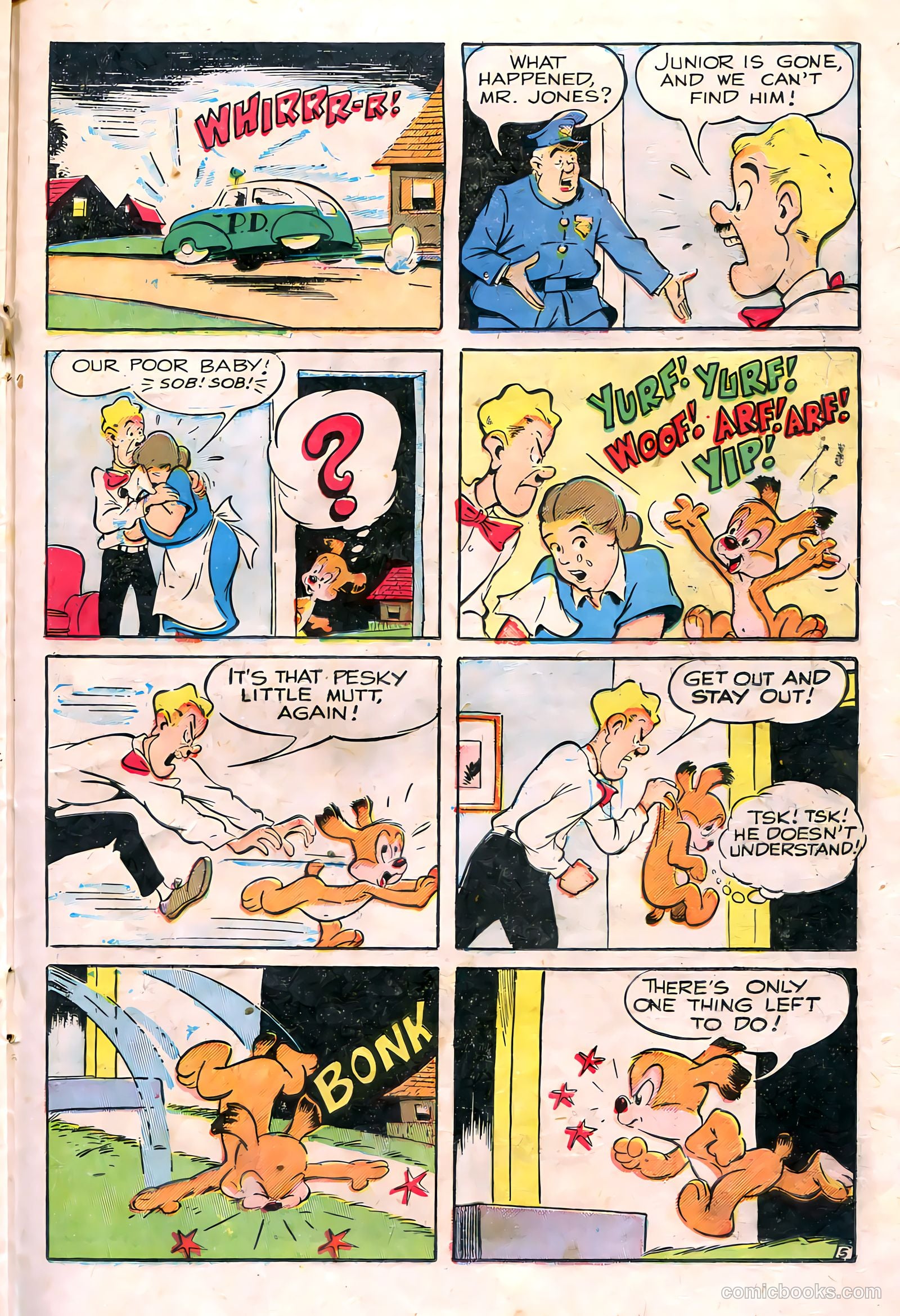 Sniffy the Pup #5 (1949) — page 23 of 36
