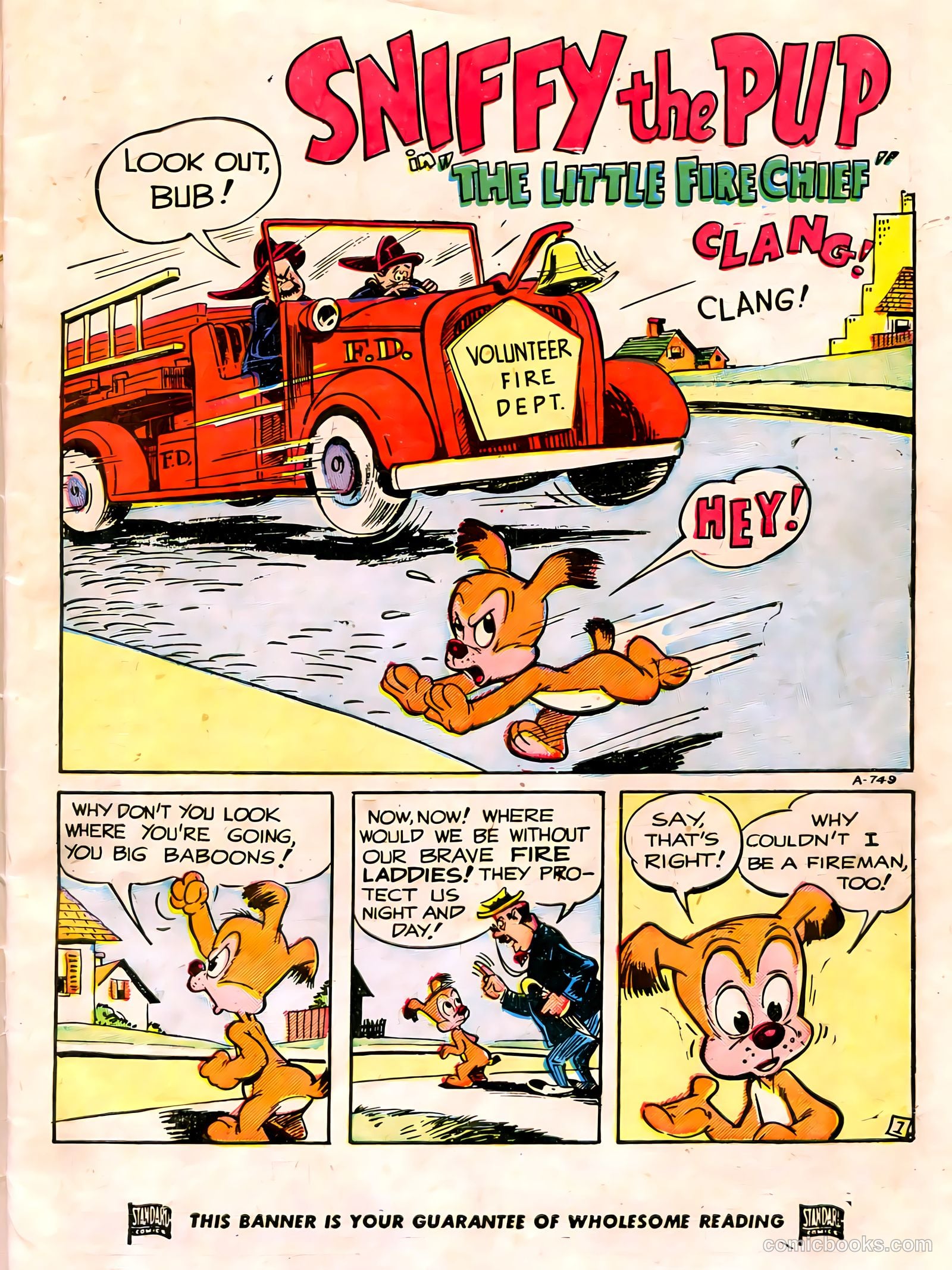 Sniffy the Pup #6 (1950) — page 3 of 36