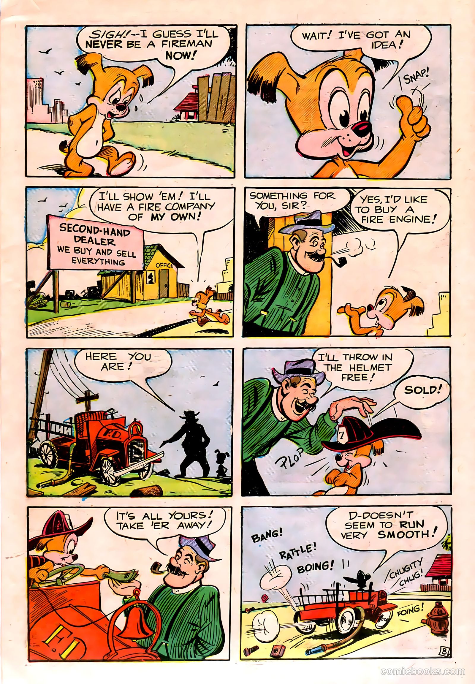 Sniffy the Pup #6 (1950) — page 10 of 36