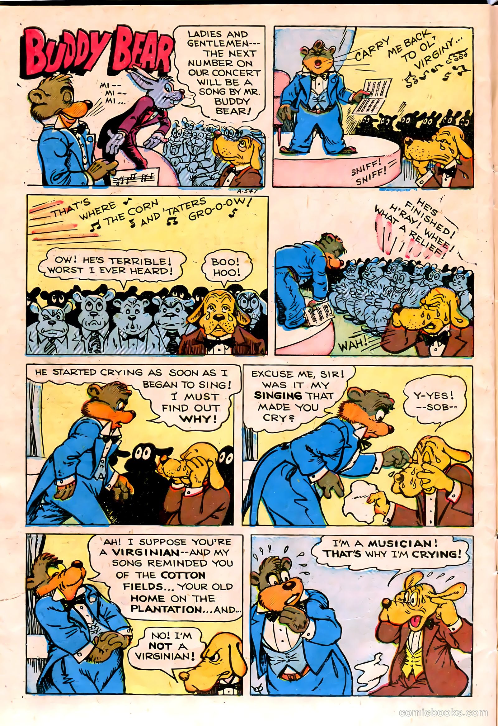 Sniffy the Pup #6 (1950) — page 34 of 36