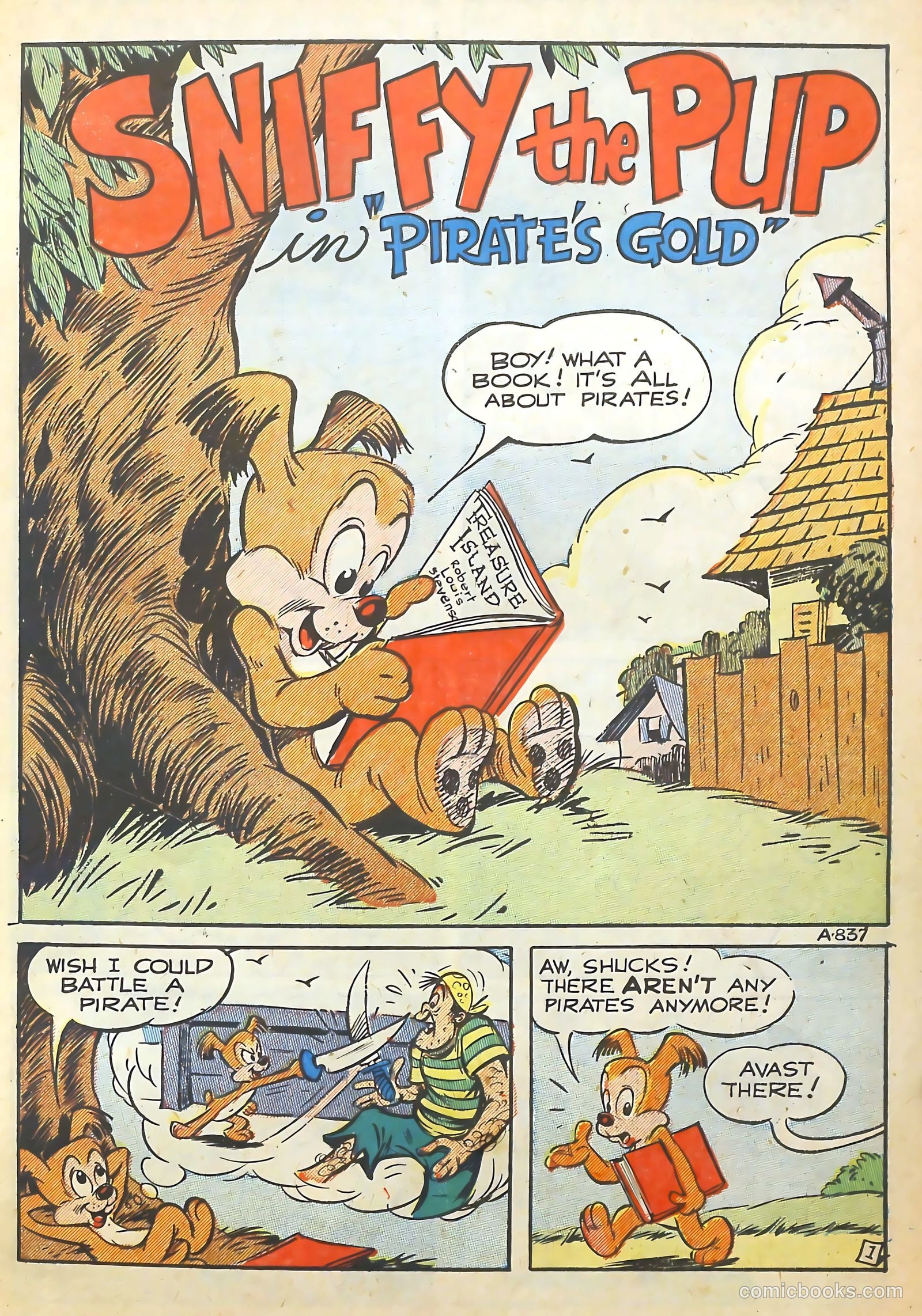 Sniffy the Pup #7 (1950) — page 3 of 36