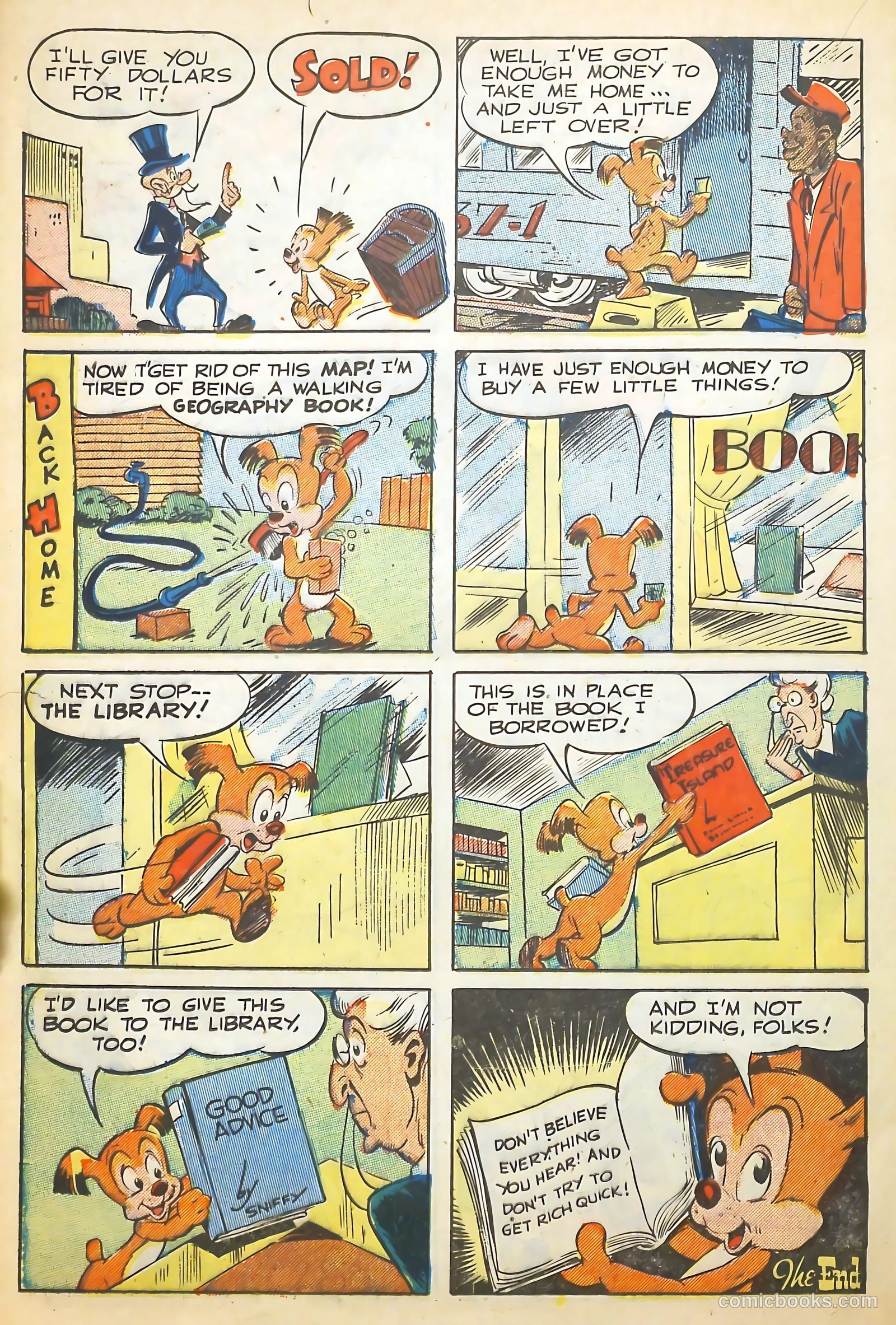 Sniffy the Pup #7 (1950) — page 20 of 36