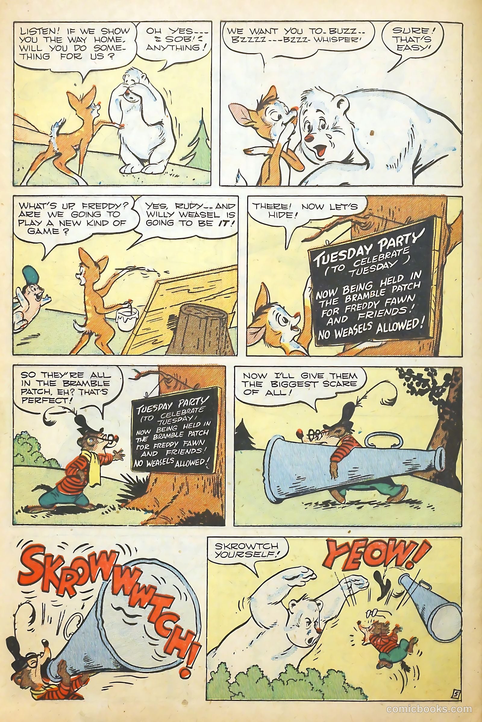 Sniffy the Pup #7 (1950) — page 28 of 36