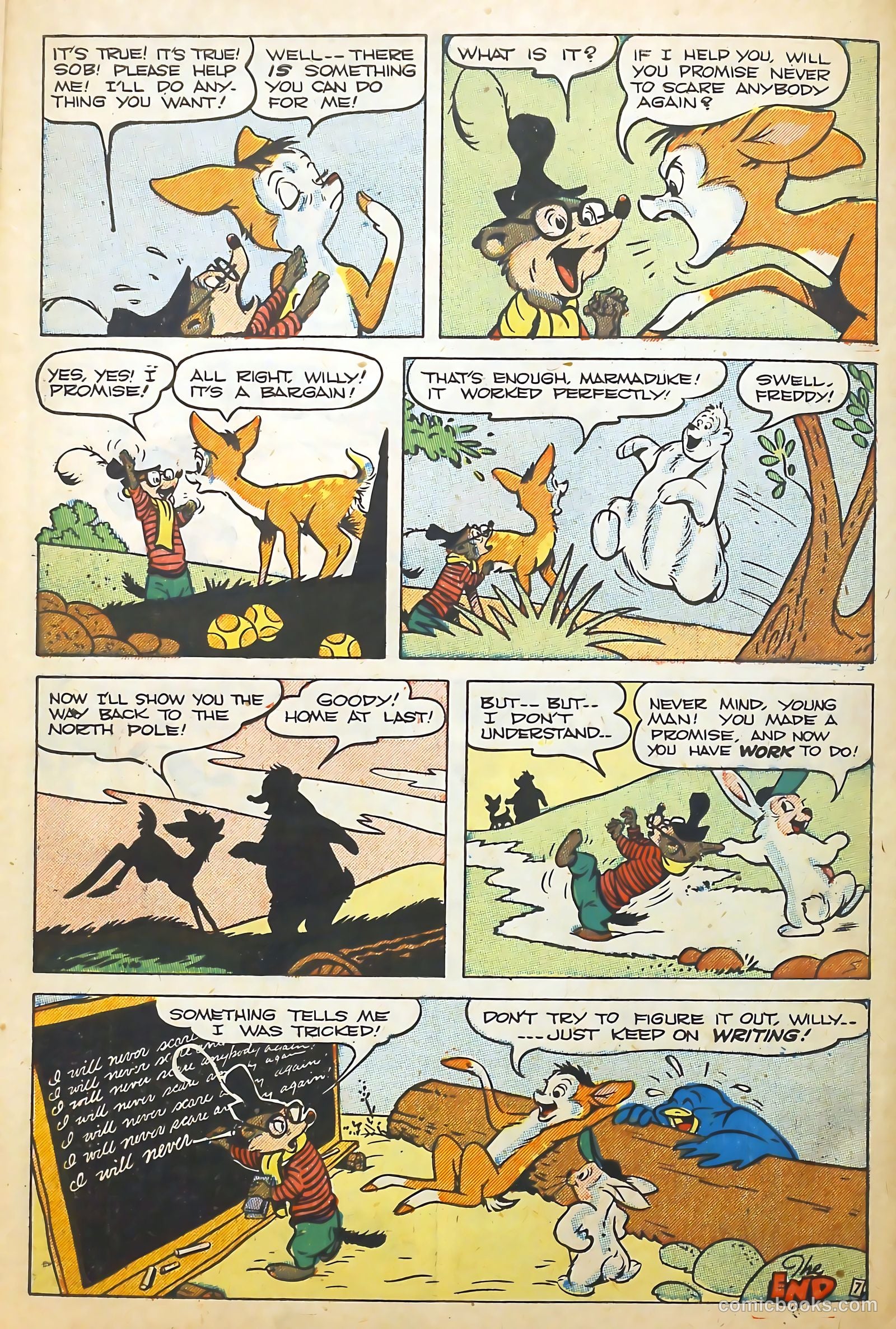 Sniffy the Pup #7 (1950) — page 30 of 36