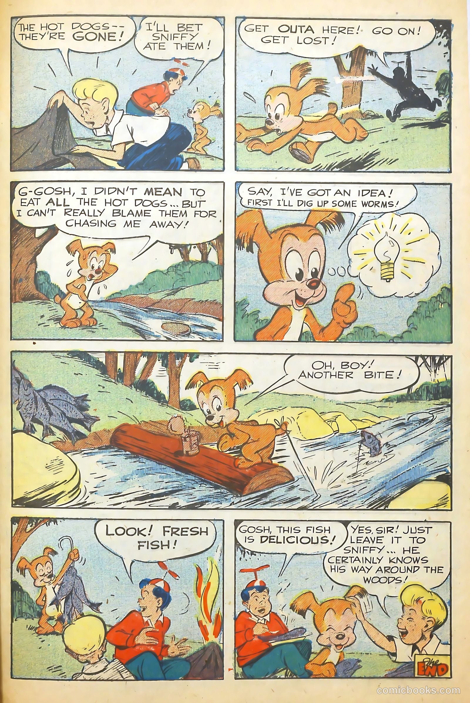 Sniffy the Pup #7 (1950) — page 33 of 36