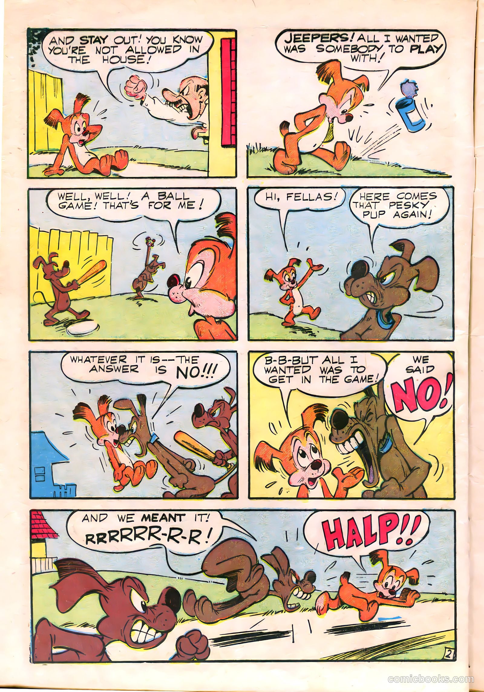 Sniffy the Pup #8 (1950) — page 4 of 36