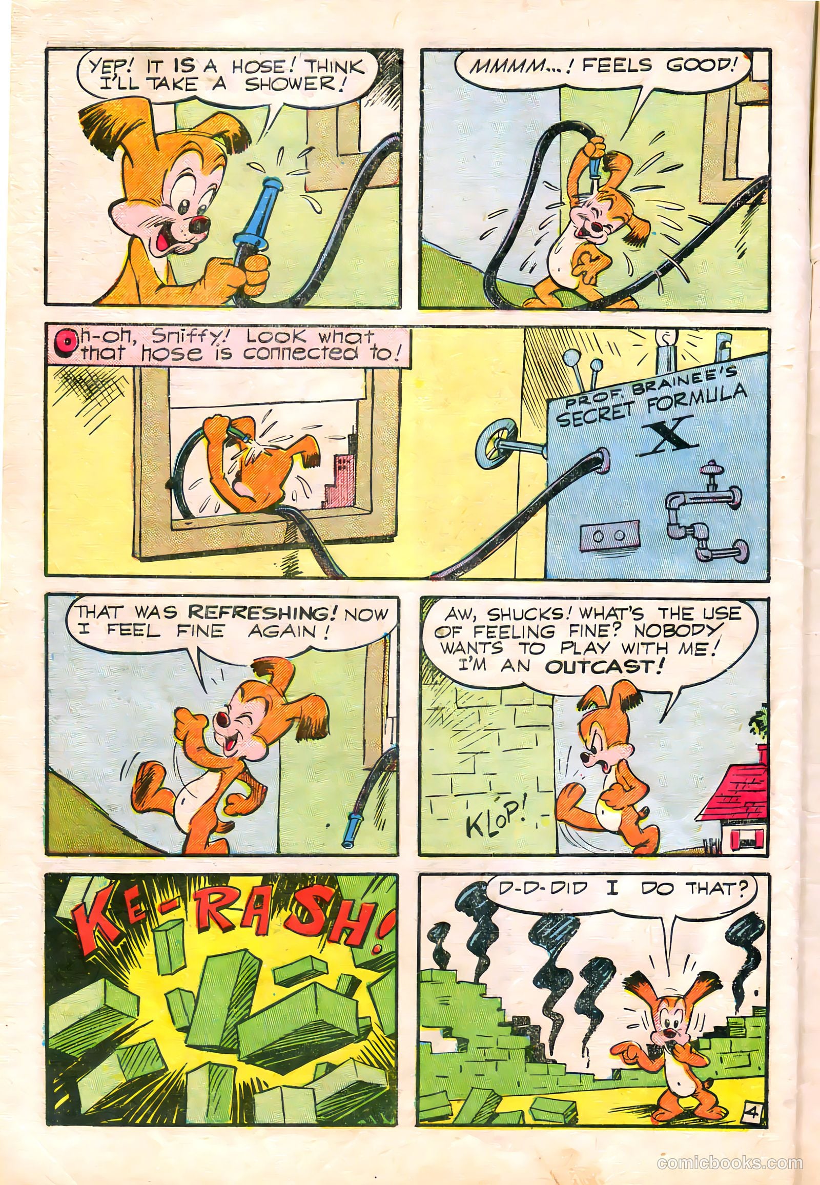 Sniffy the Pup #8 (1950) — page 6 of 36