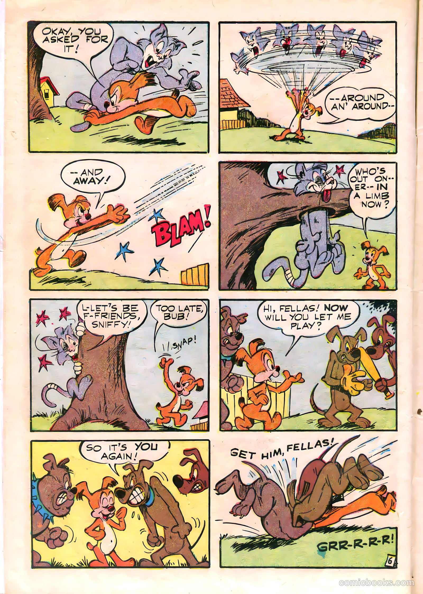Sniffy the Pup #8 (1950) — page 8 of 36