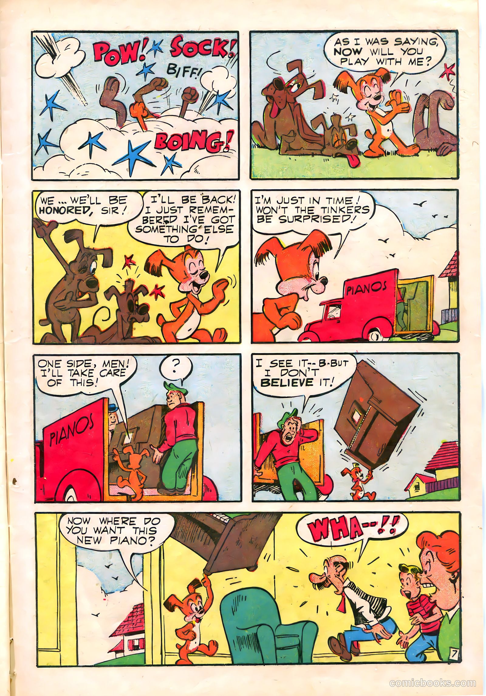 Sniffy the Pup #8 (1950) — page 9 of 36