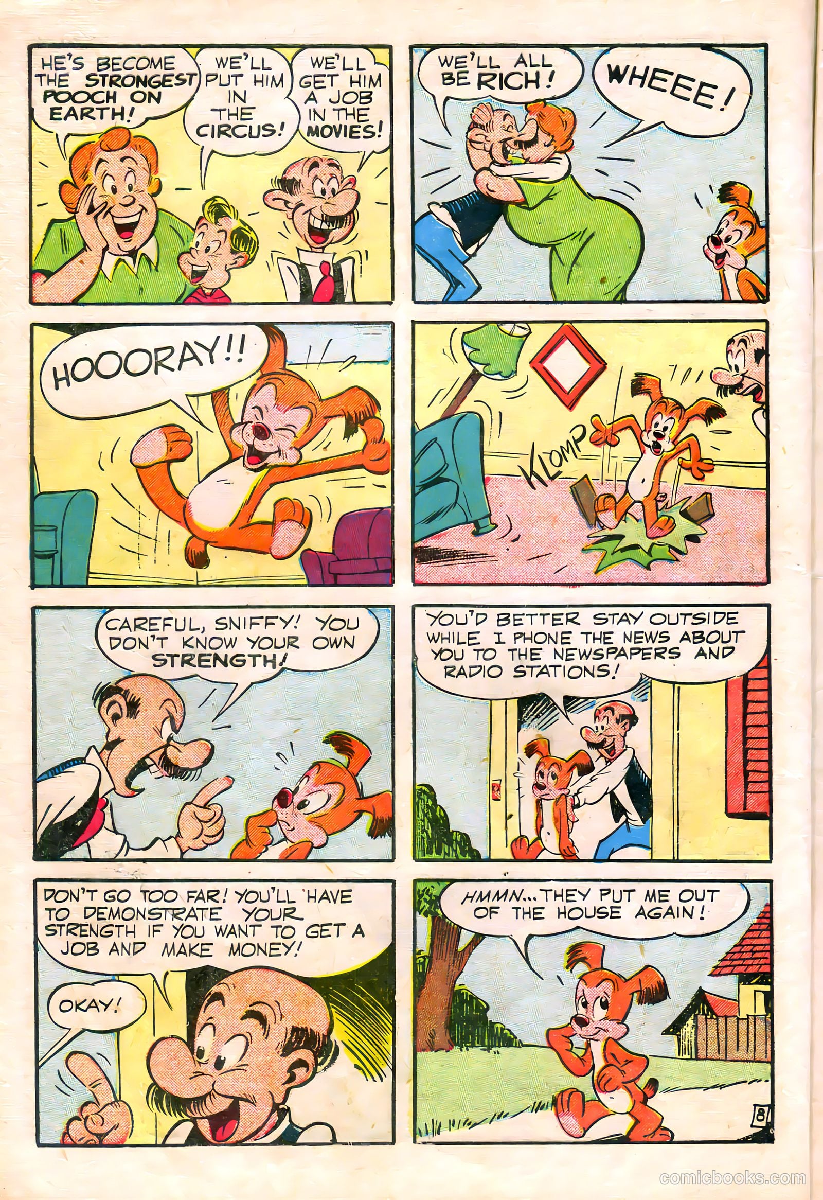 Sniffy the Pup #8 (1950) — page 10 of 36