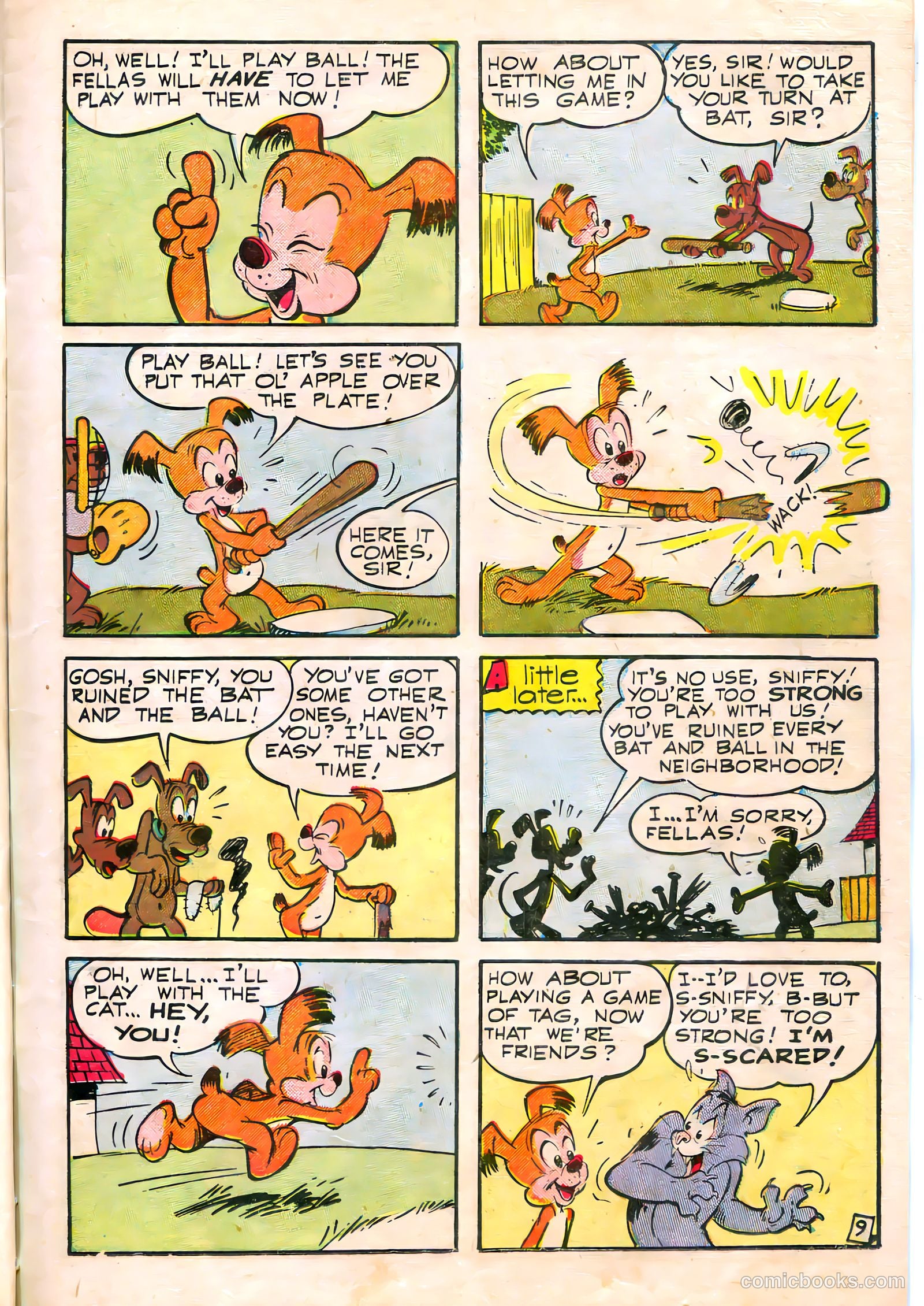 Sniffy the Pup #8 (1950) — page 11 of 36