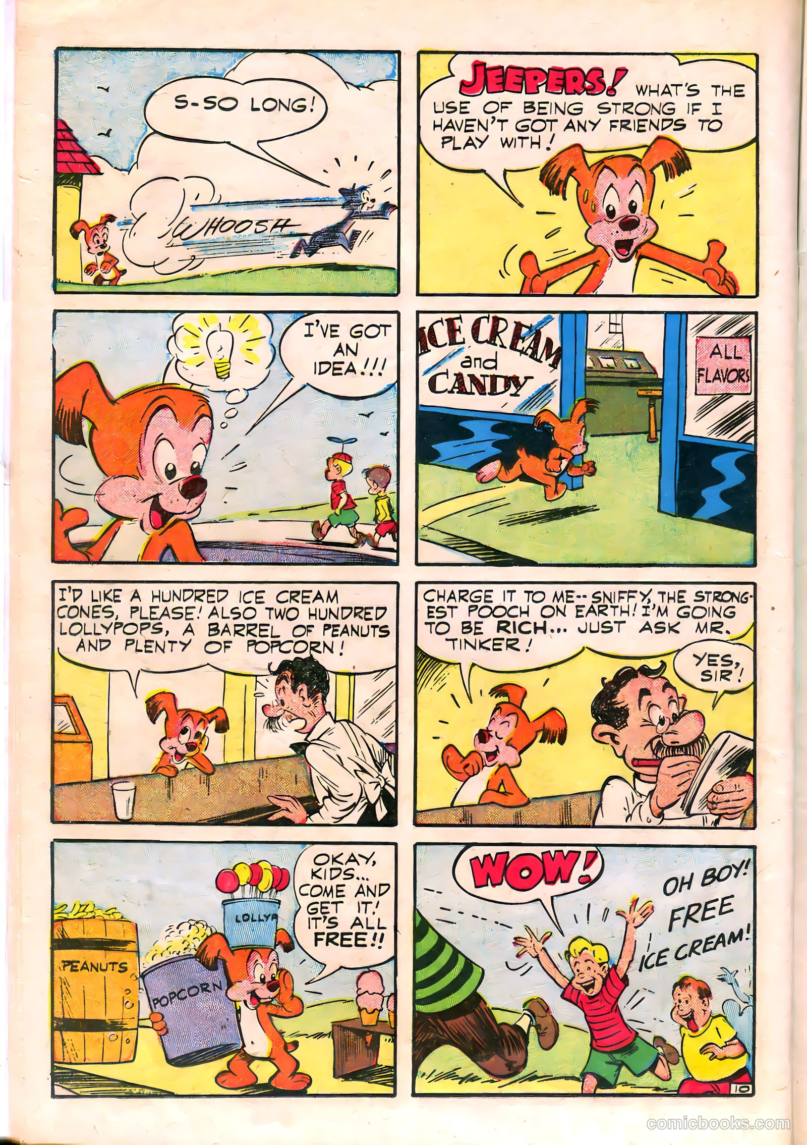 Sniffy the Pup #8 (1950) — page 12 of 36