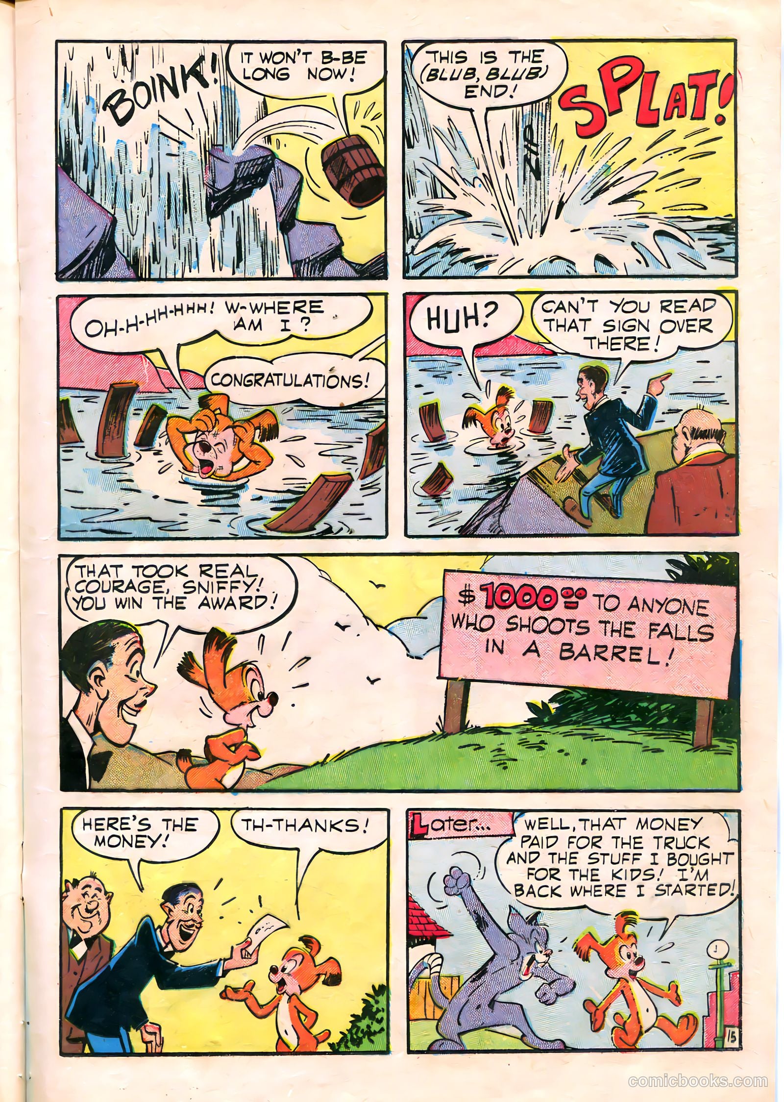 Sniffy the Pup #8 (1950) — page 17 of 36