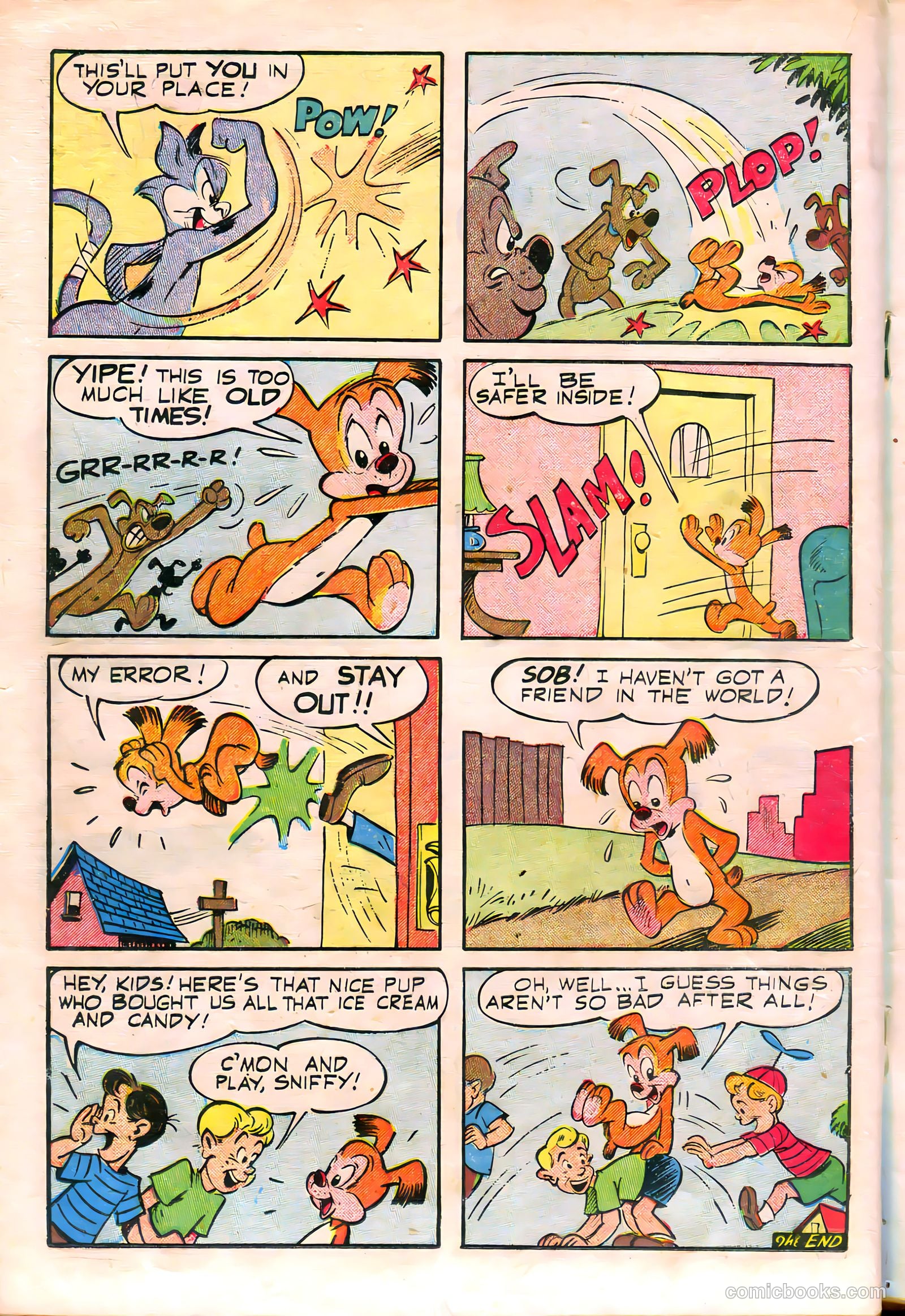 Sniffy the Pup #8 (1950) — page 18 of 36