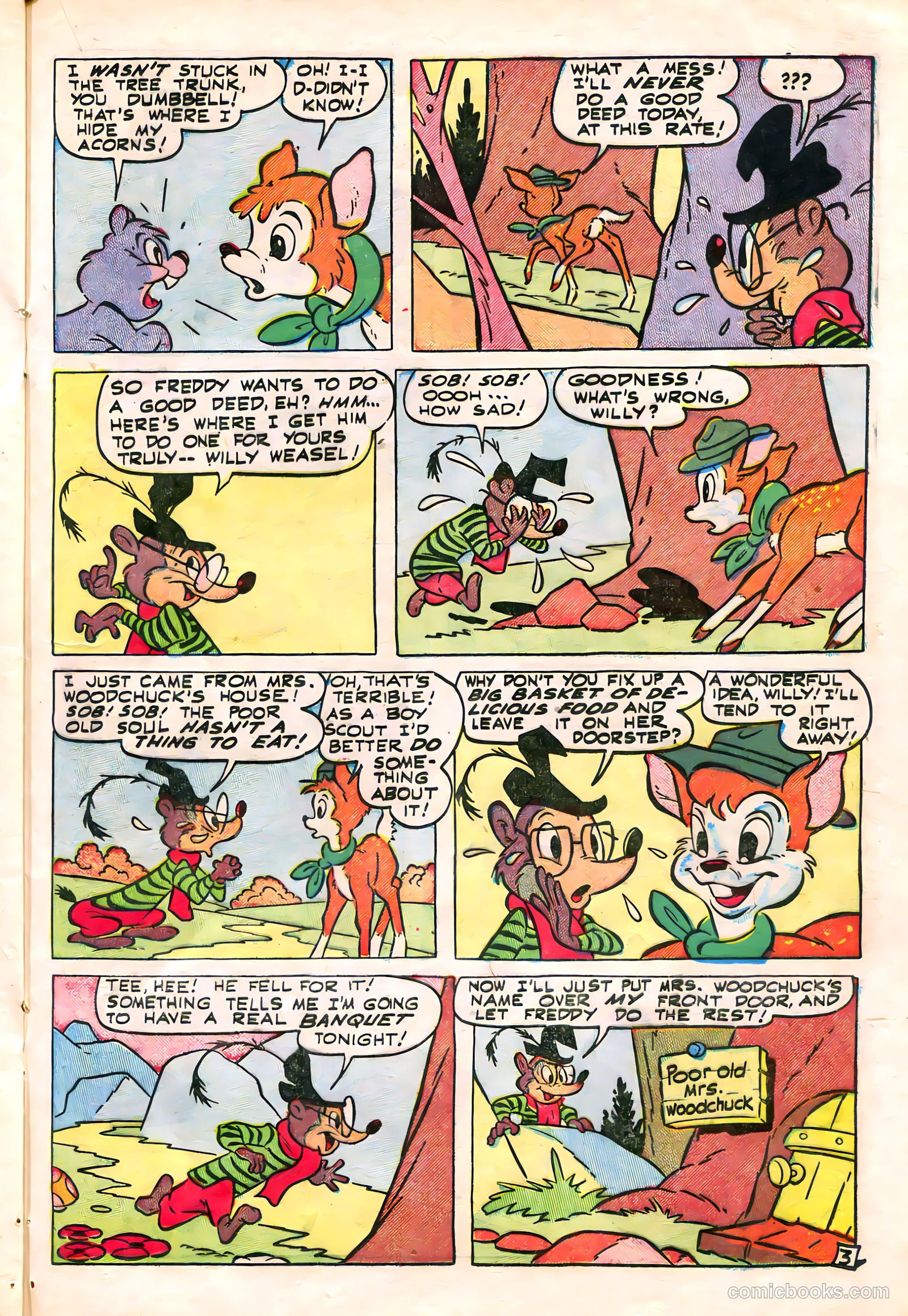 Sniffy the Pup #8 (1950) — page 21 of 36
