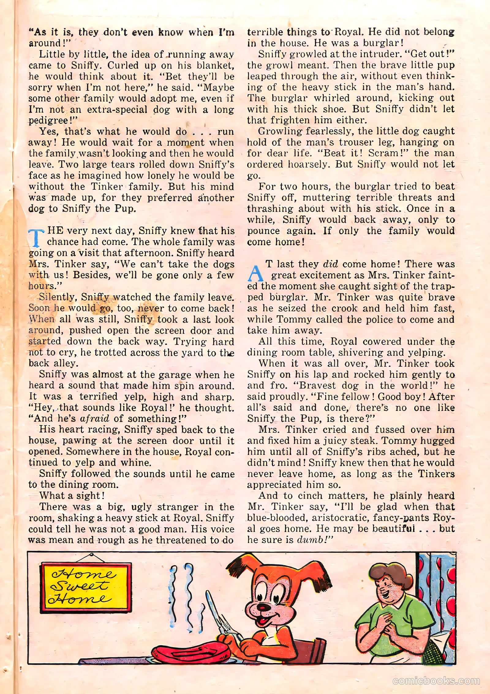 Sniffy the Pup #8 (1950) — page 27 of 36