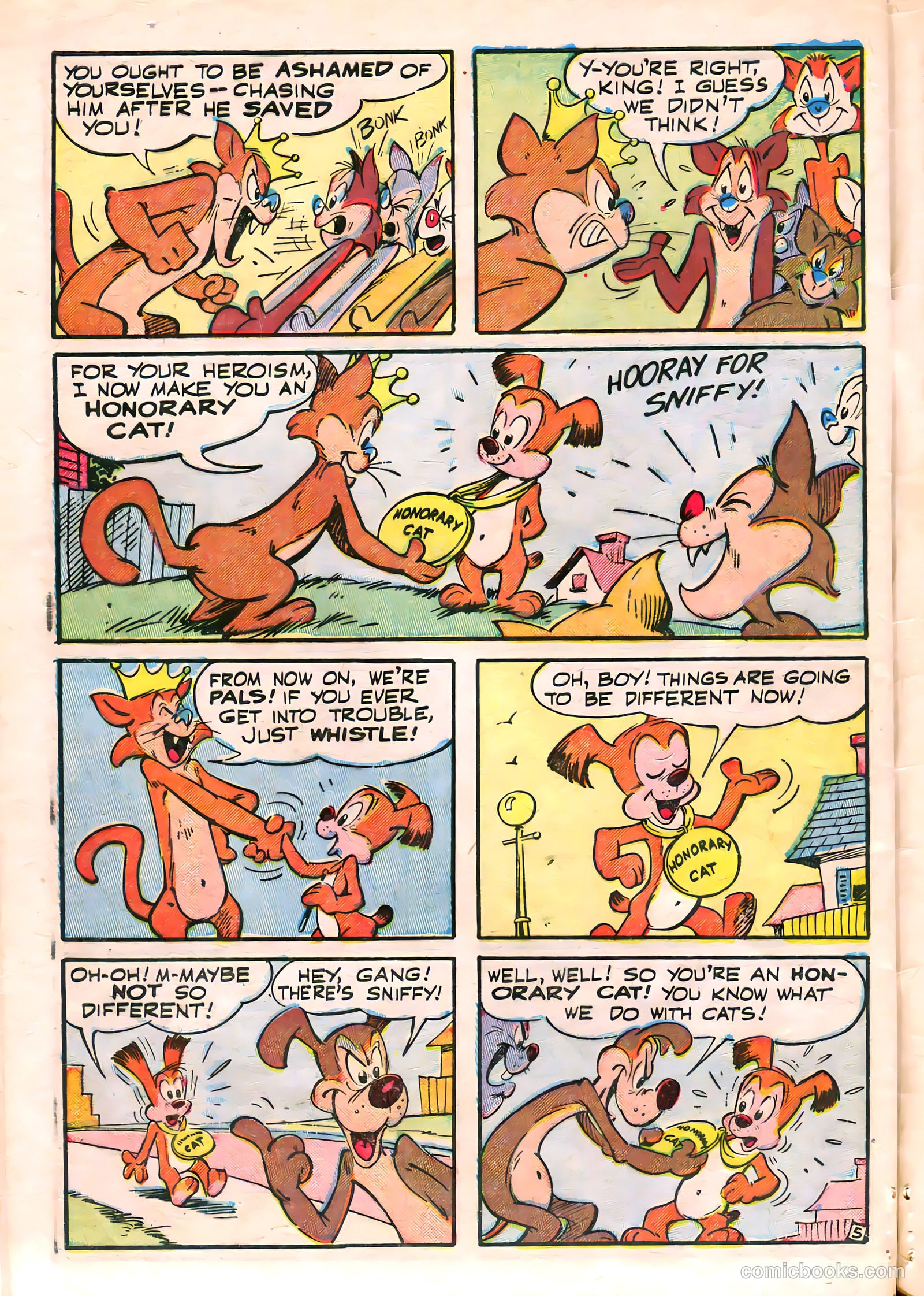 Sniffy the Pup #8 (1950) — page 32 of 36