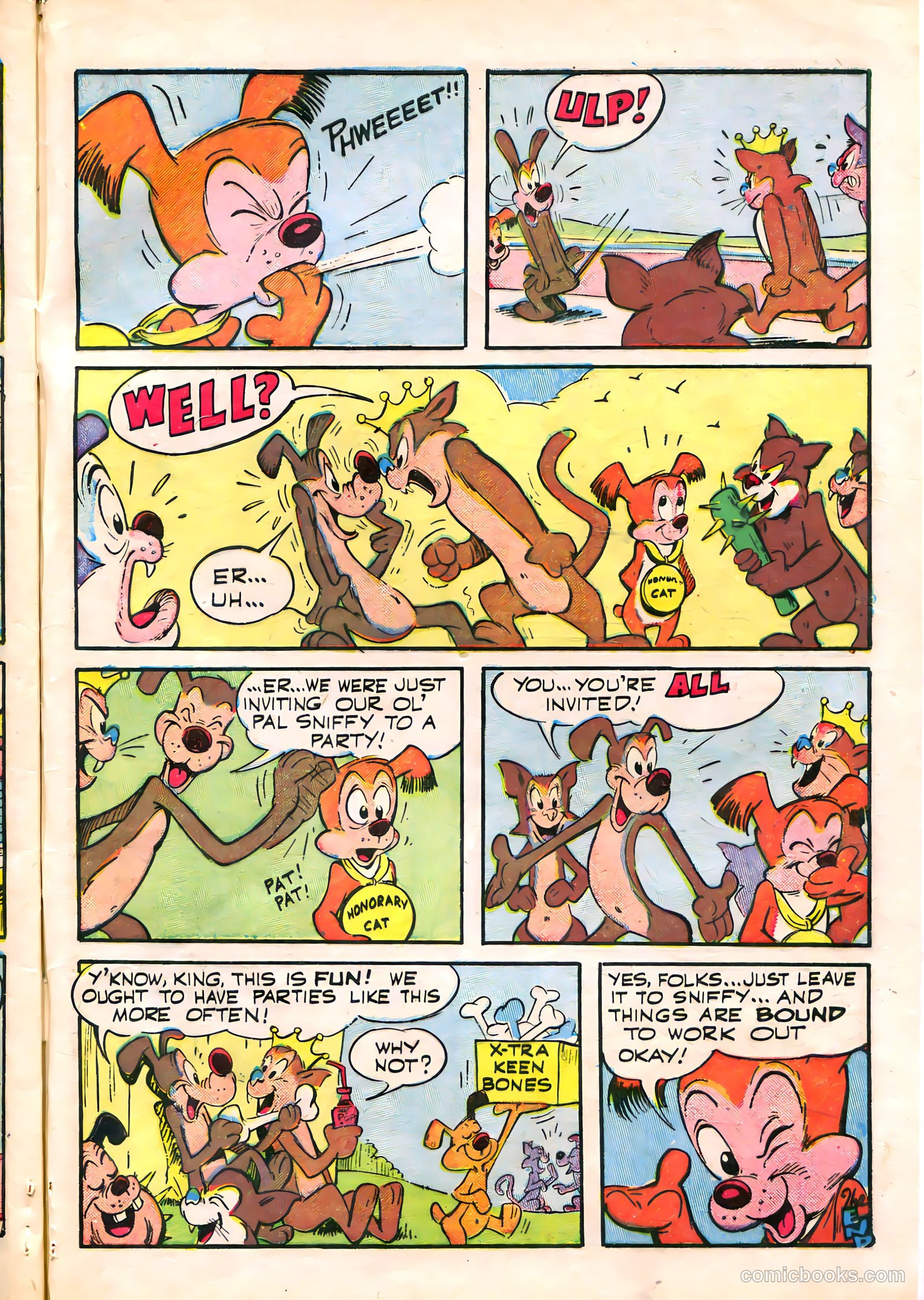 Sniffy the Pup #8 (1950) — page 33 of 36