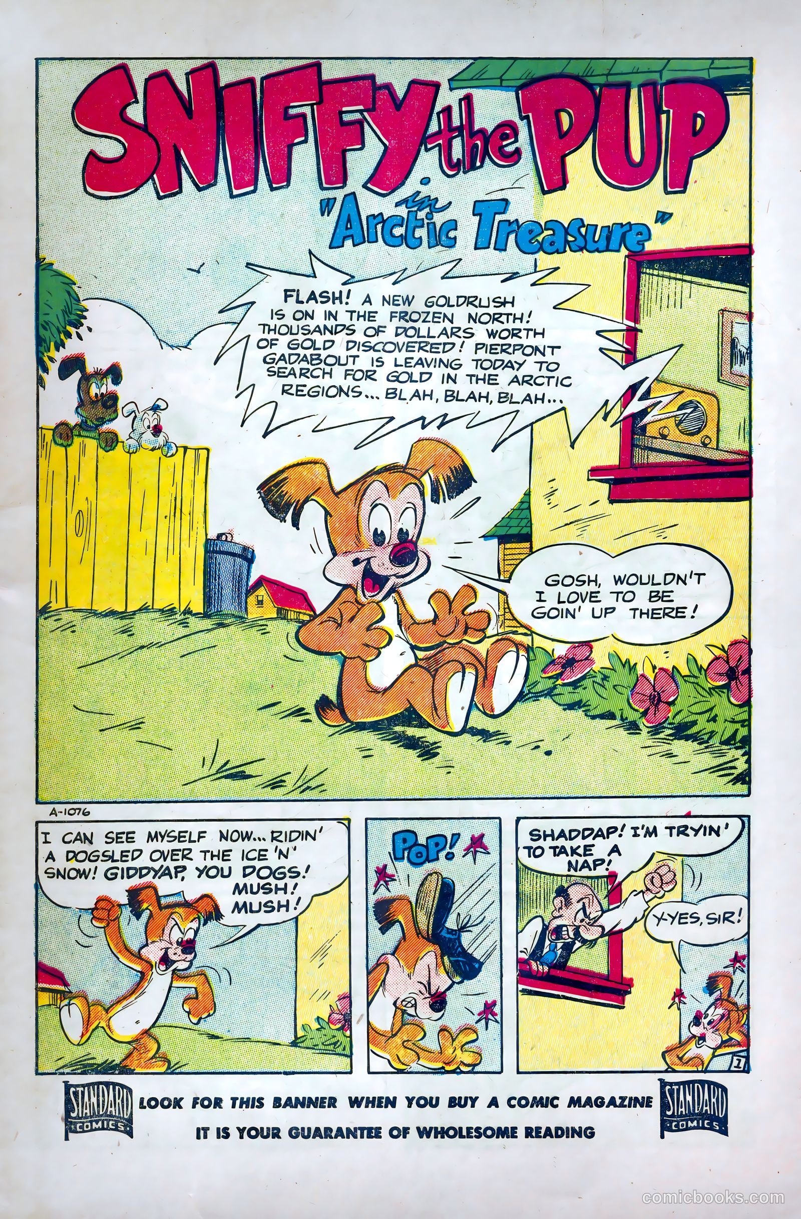Sniffy the Pup #9 (1950) — page 3 of 36