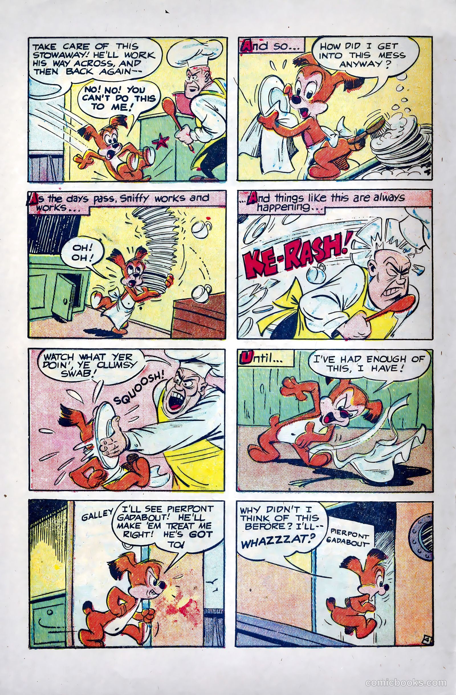 Sniffy the Pup #9 (1950) — page 6 of 36