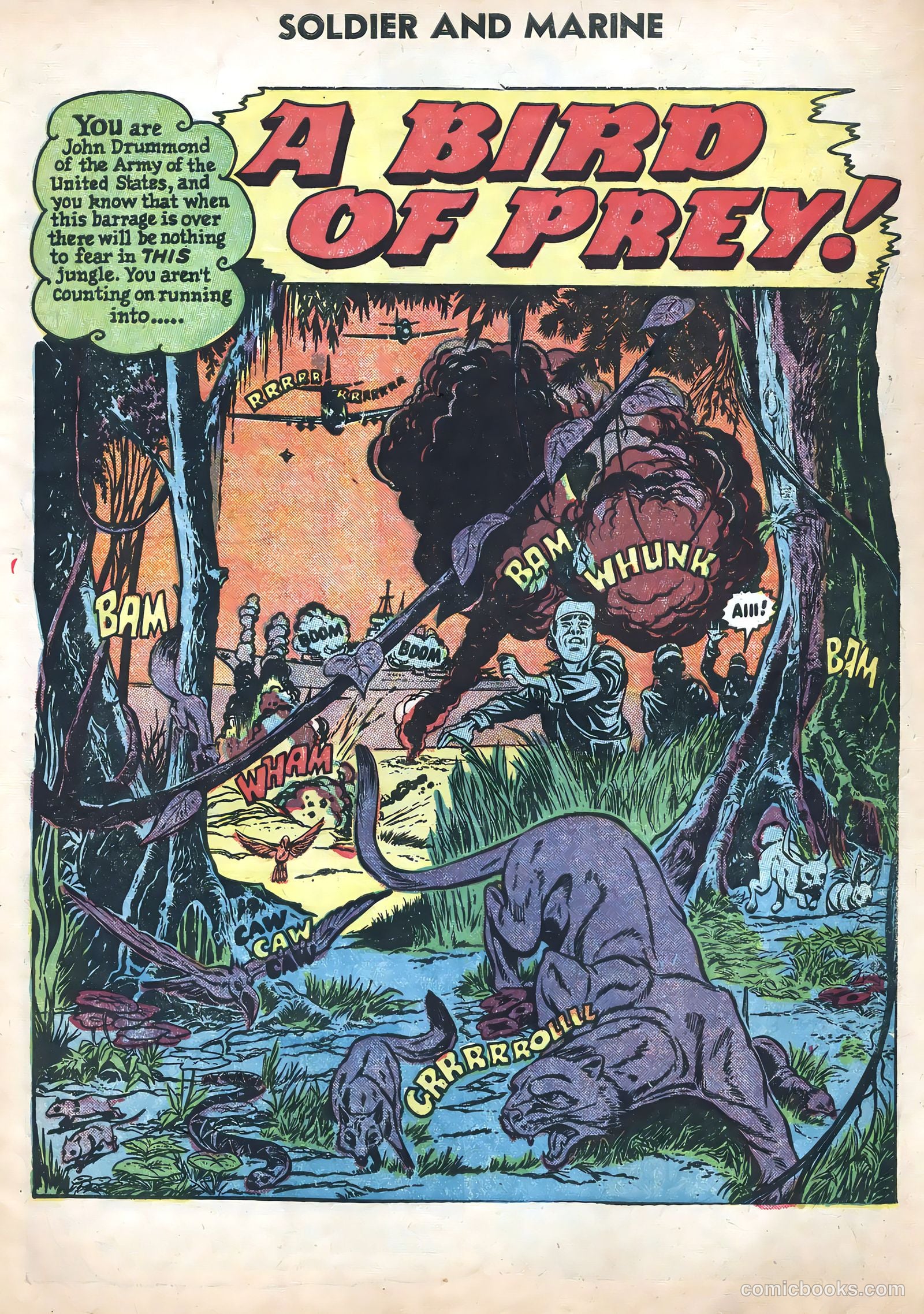 Soldier and Marine Comics #11 (1954) — page 3 of 36