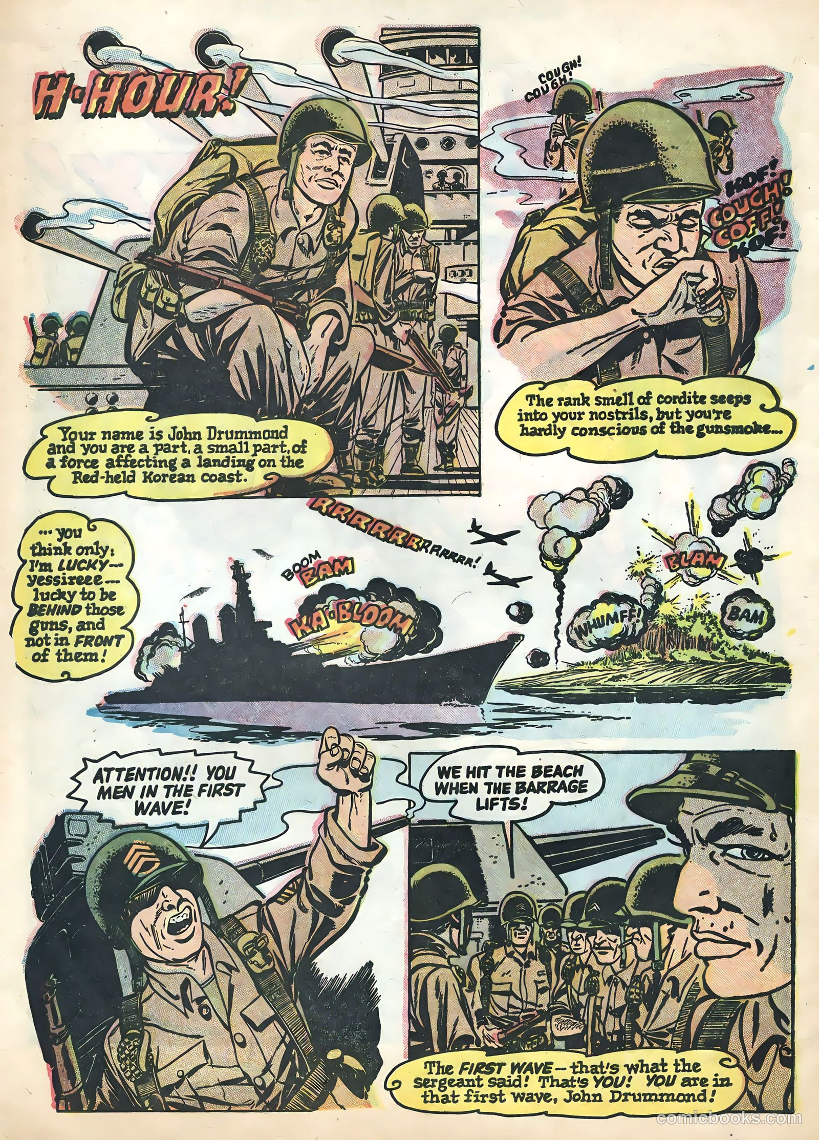 Soldier and Marine Comics #11 (1954) — page 4 of 36