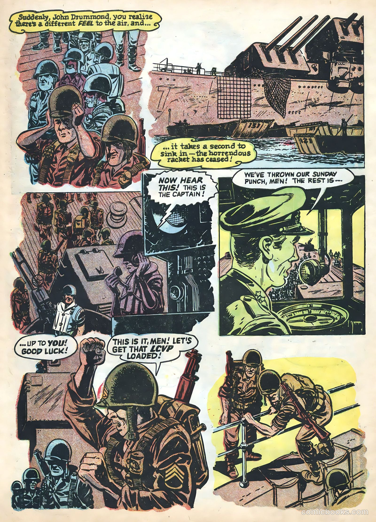 Soldier and Marine Comics #11 (1954) — page 6 of 36