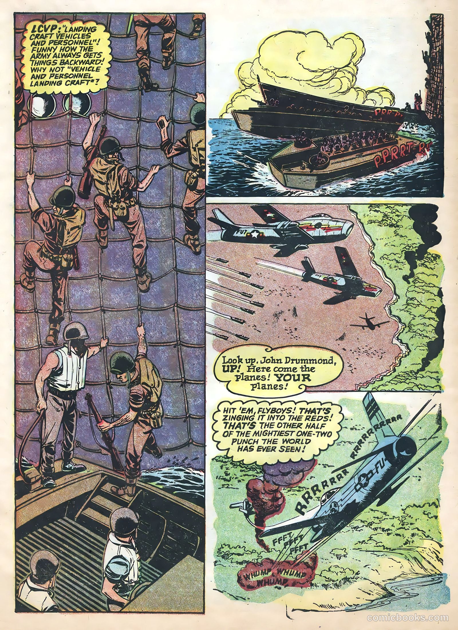Soldier and Marine Comics #11 (1954) — page 7 of 36