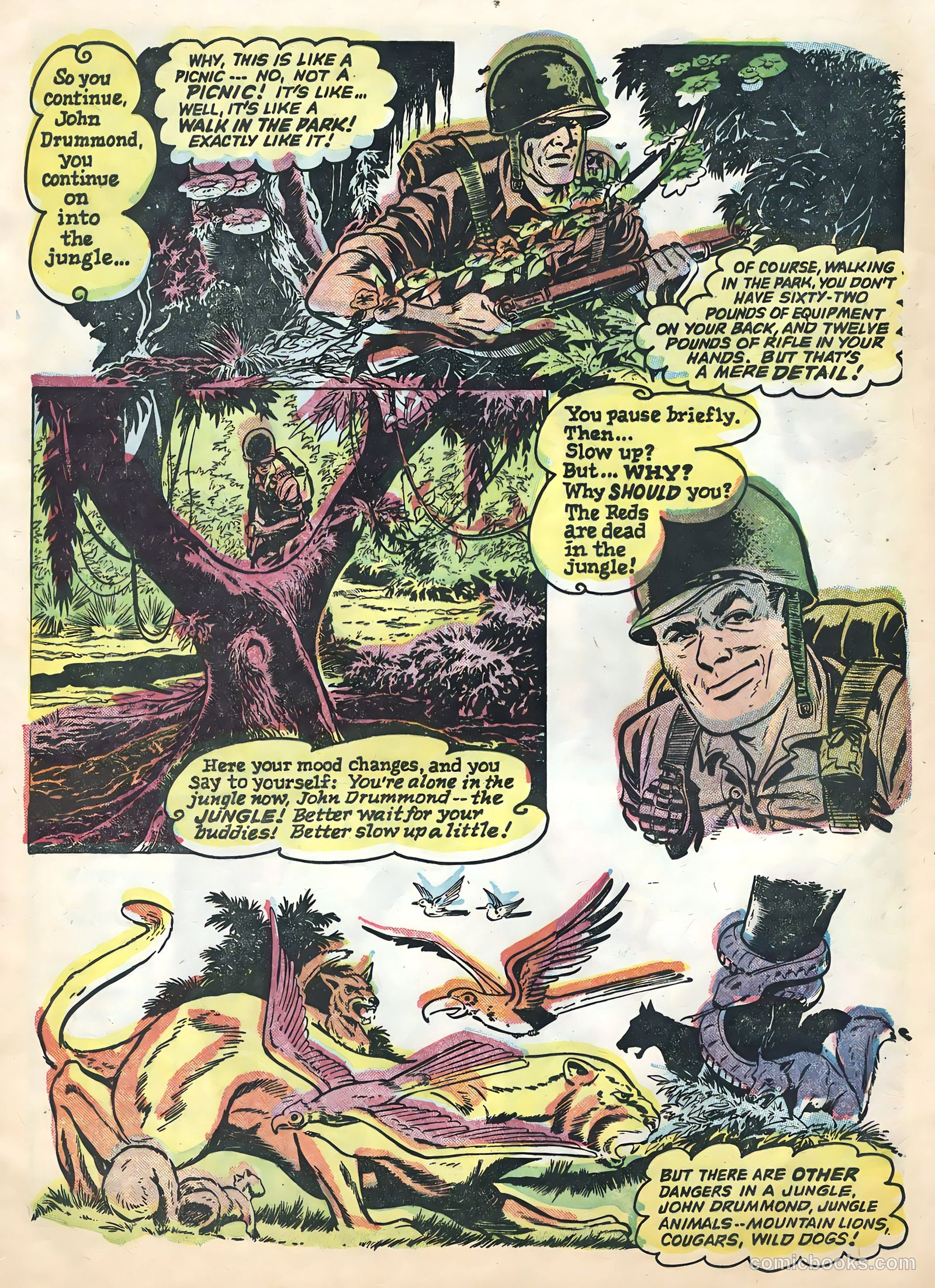 Soldier and Marine Comics #11 (1954) — page 9 of 36