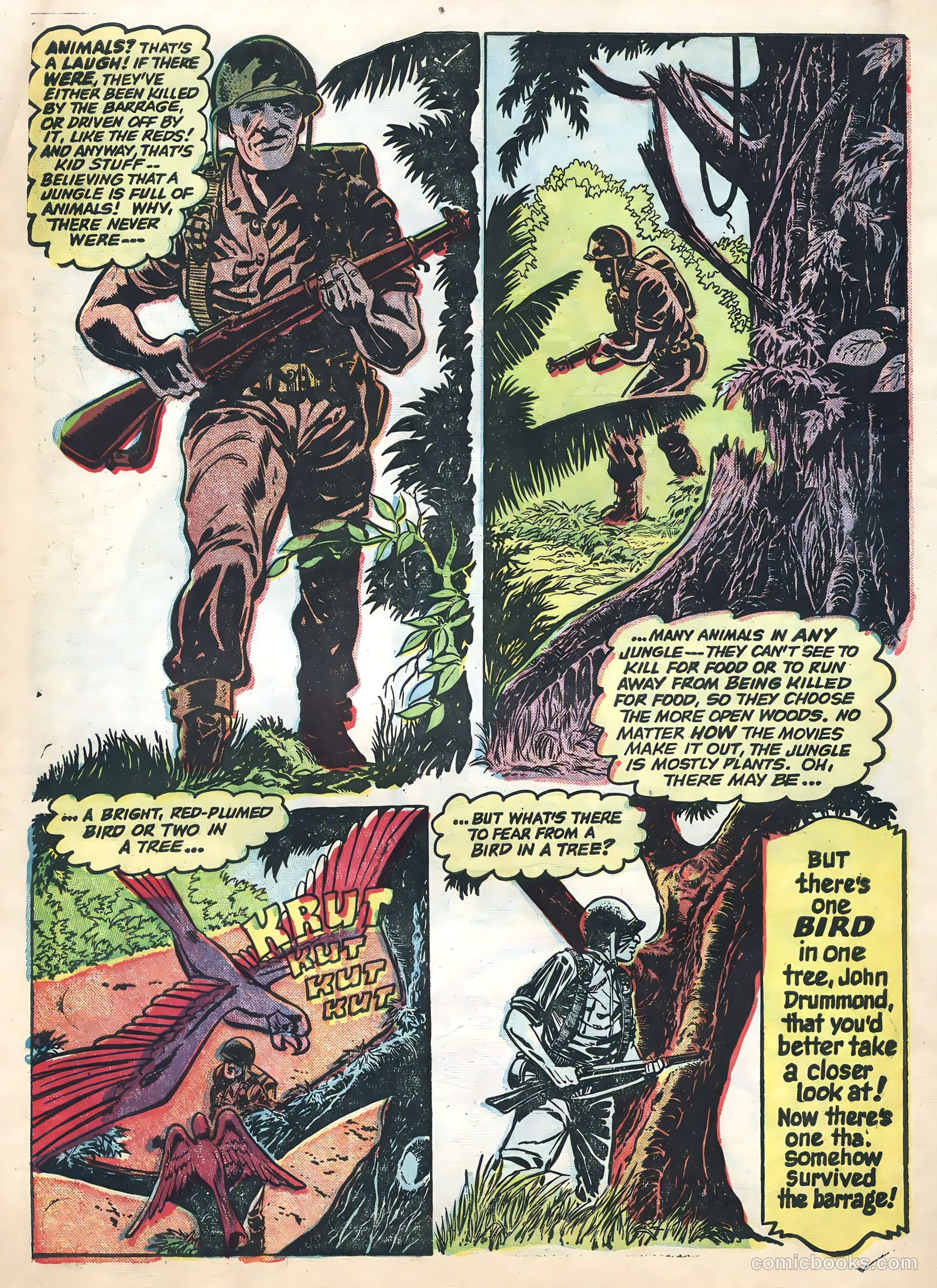 Soldier and Marine Comics #11 (1954) — page 10 of 36