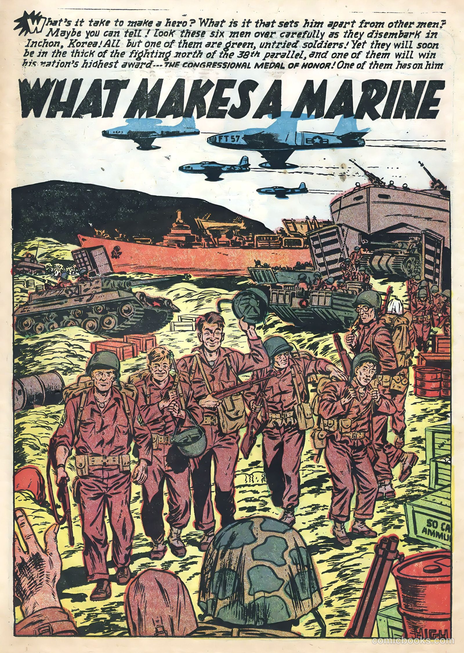Soldier and Marine Comics #11 (1954) — page 14 of 36