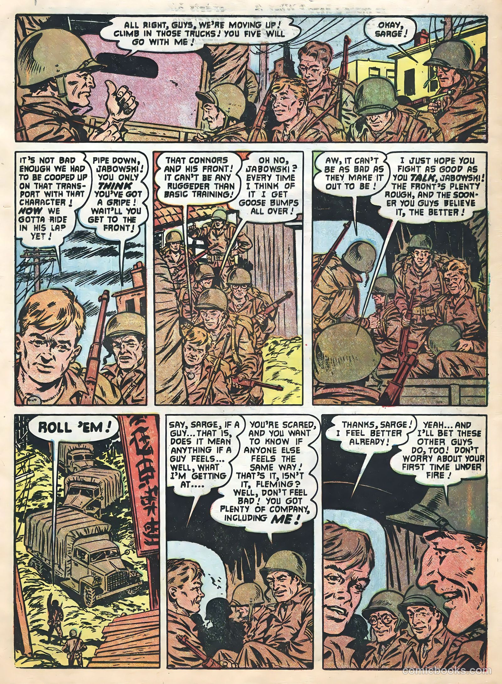 Soldier and Marine Comics #11 (1954) — page 15 of 36
