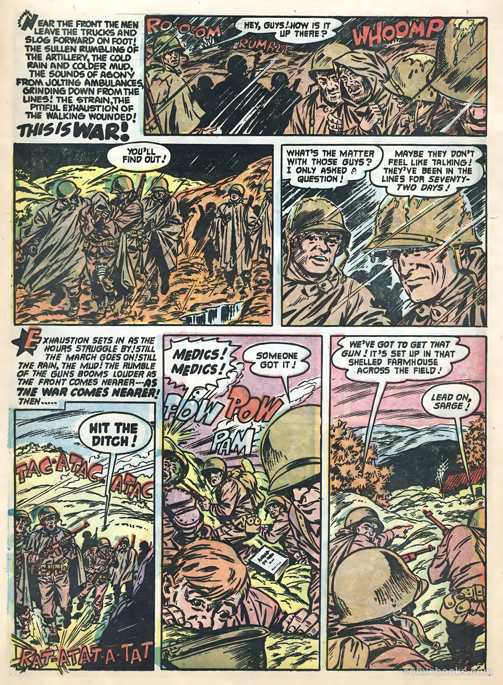 Soldier and Marine Comics #11 (1954) — page 16 of 36