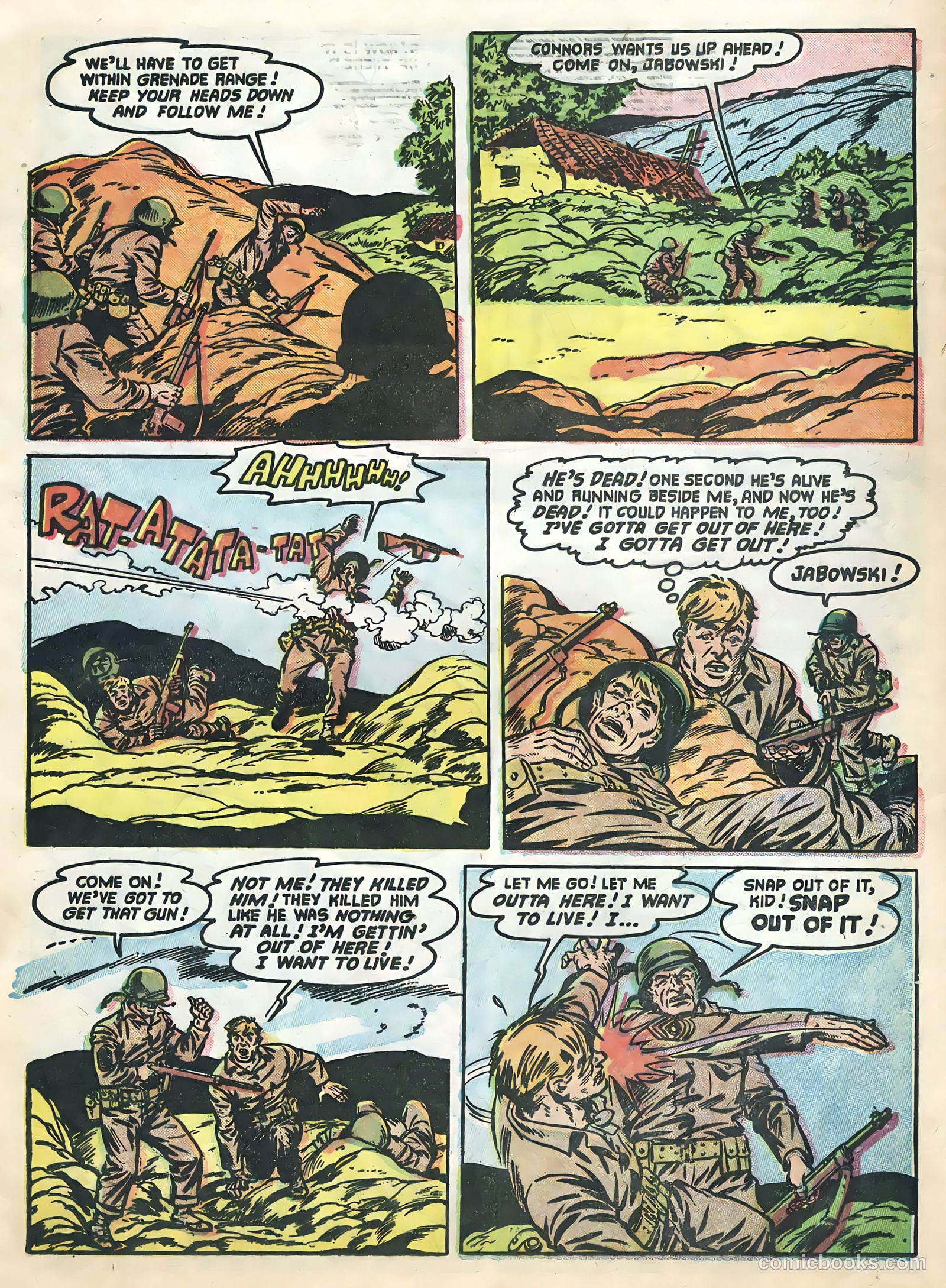 Soldier and Marine Comics #11 (1954) — page 17 of 36