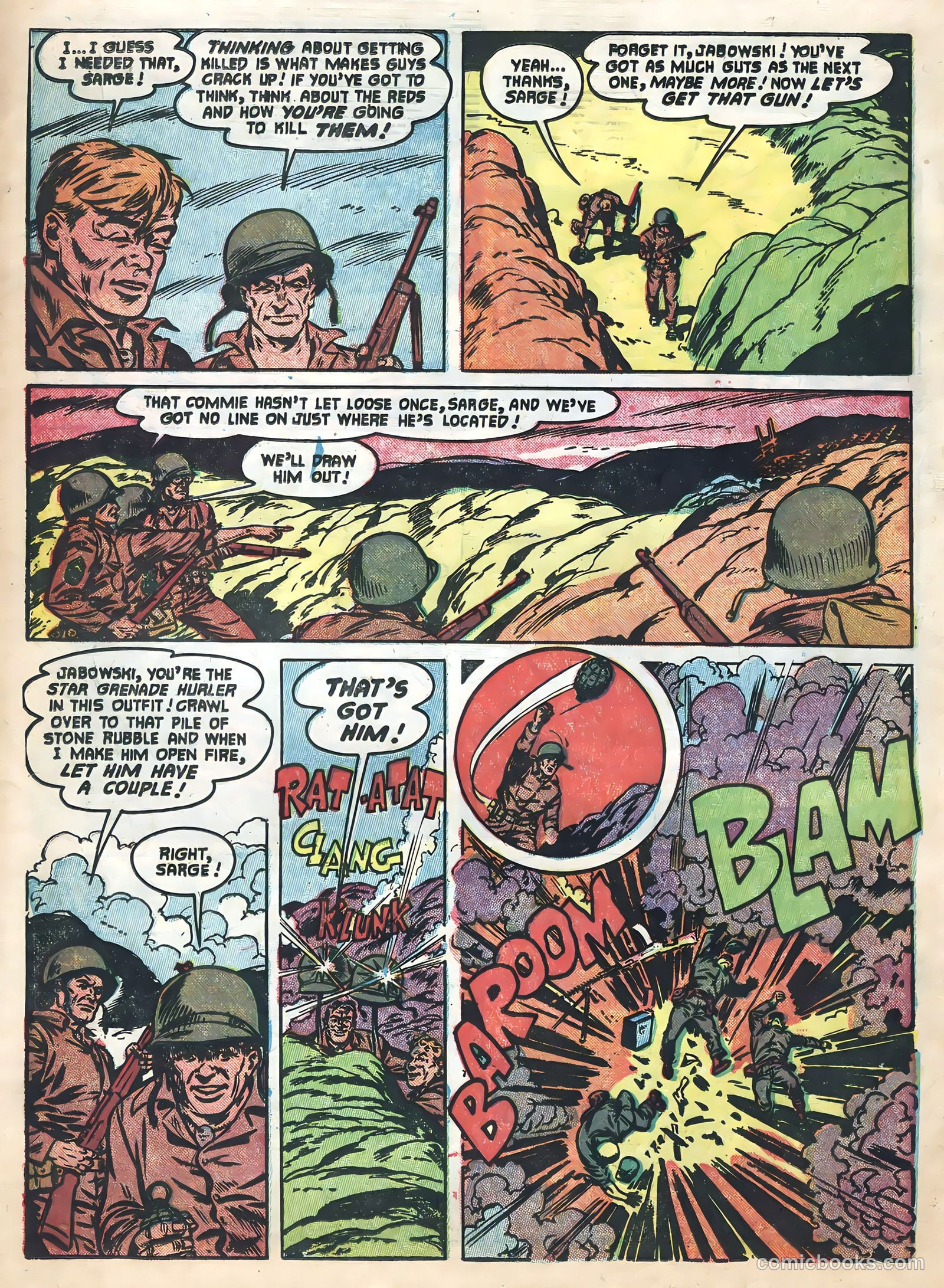 Soldier and Marine Comics #11 (1954) — page 18 of 36