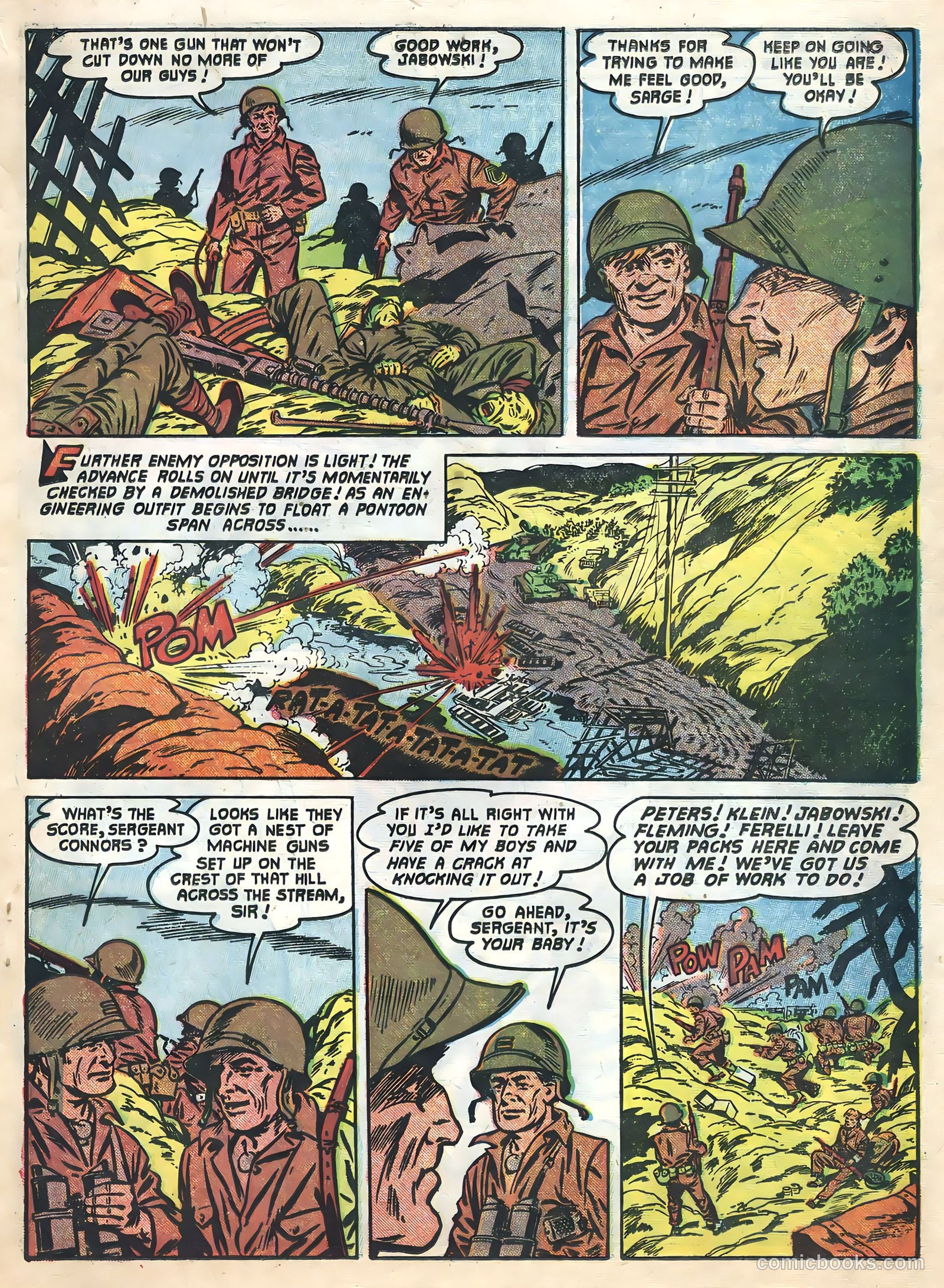 Soldier and Marine Comics #11 (1954) — page 19 of 36