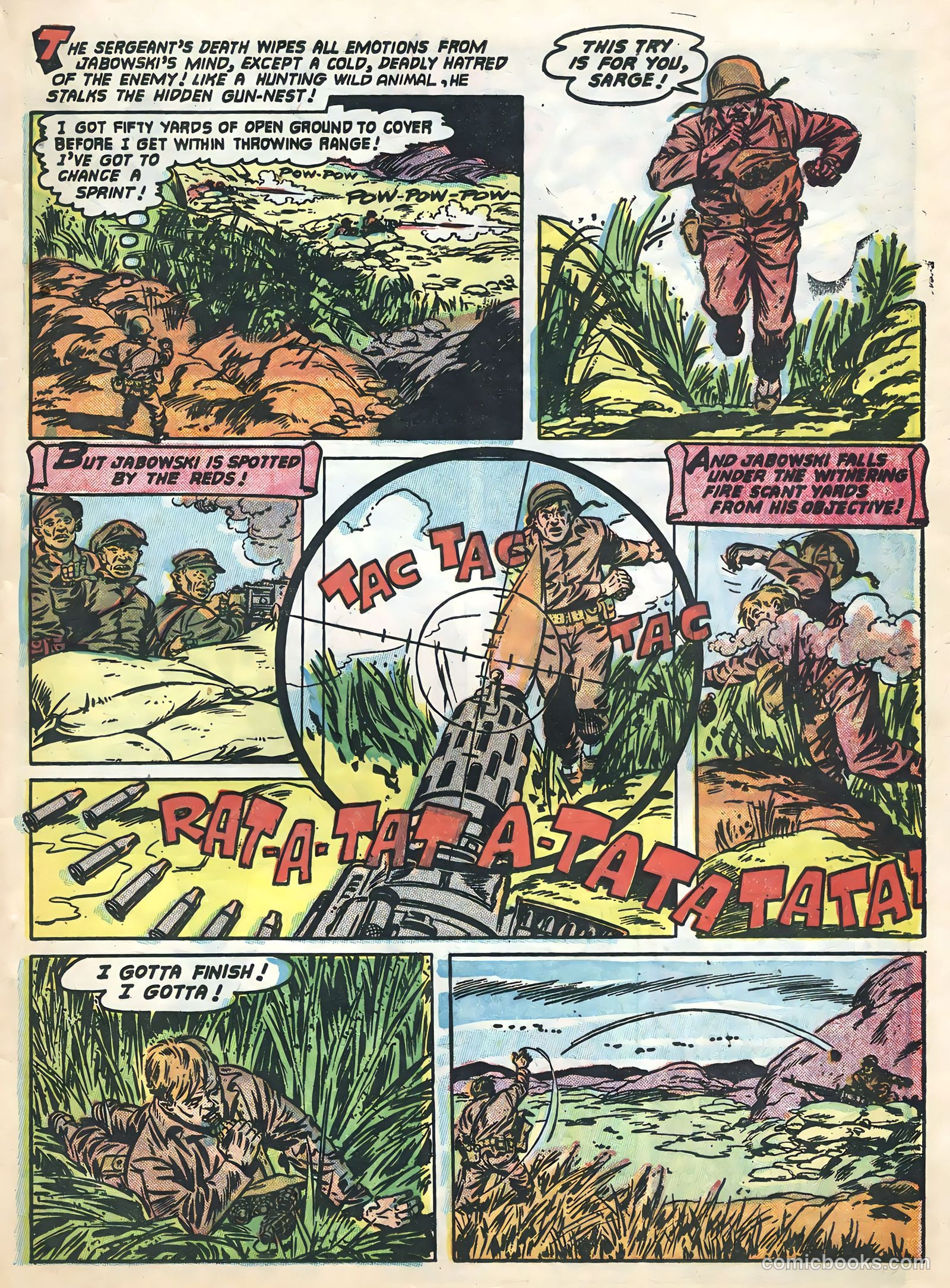 Soldier and Marine Comics #11 (1954) — page 21 of 36