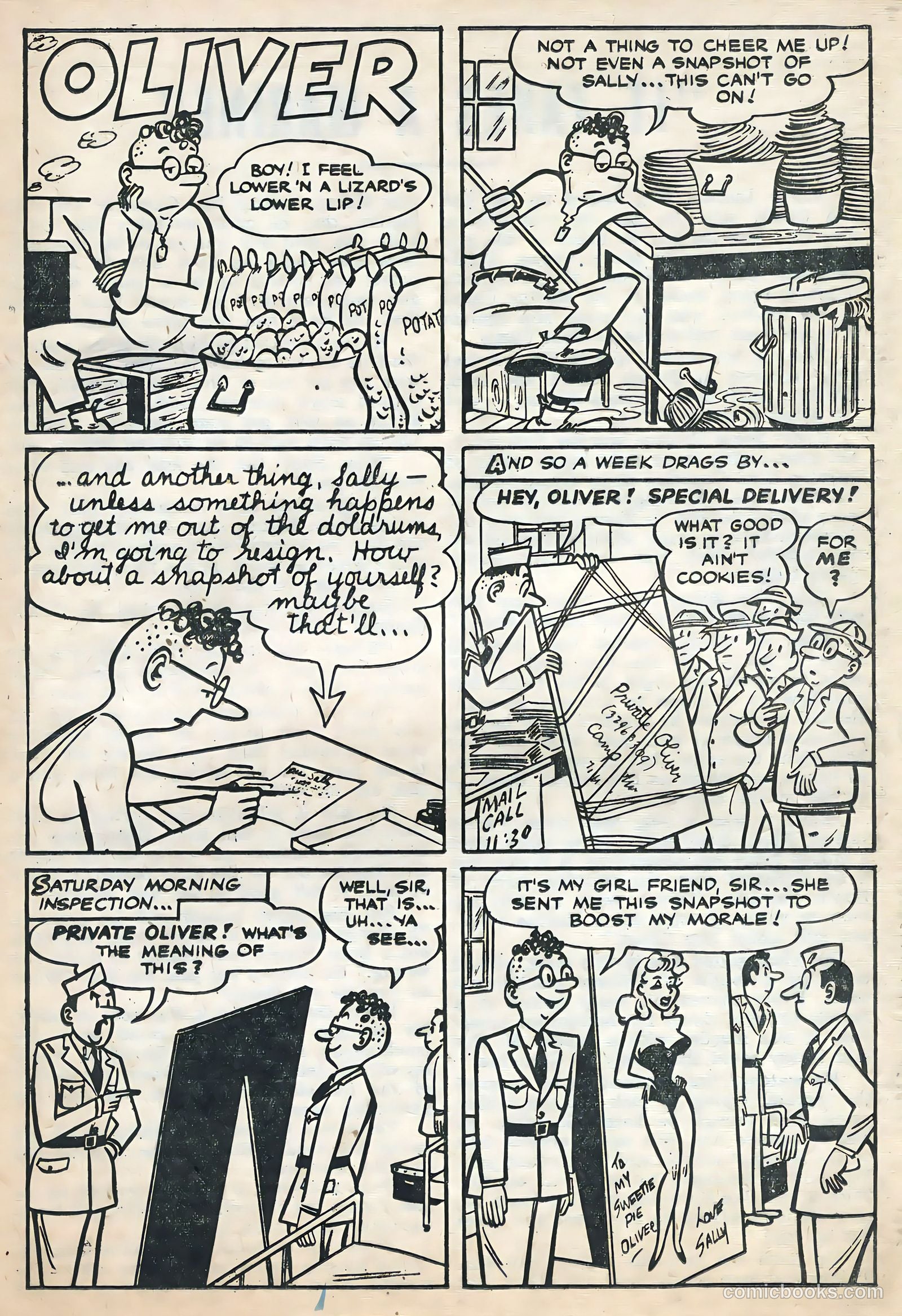 Soldier and Marine Comics #11 (1954) — page 23 of 36