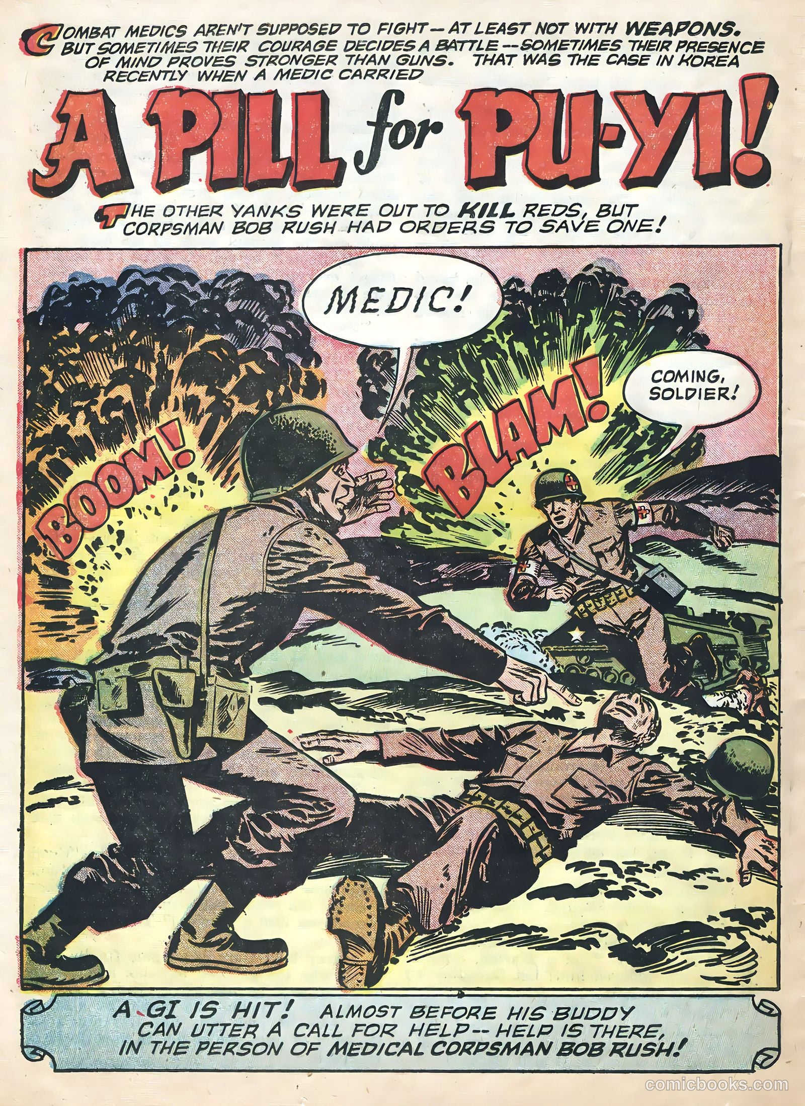 Soldier and Marine Comics #11 (1954) — page 26 of 36