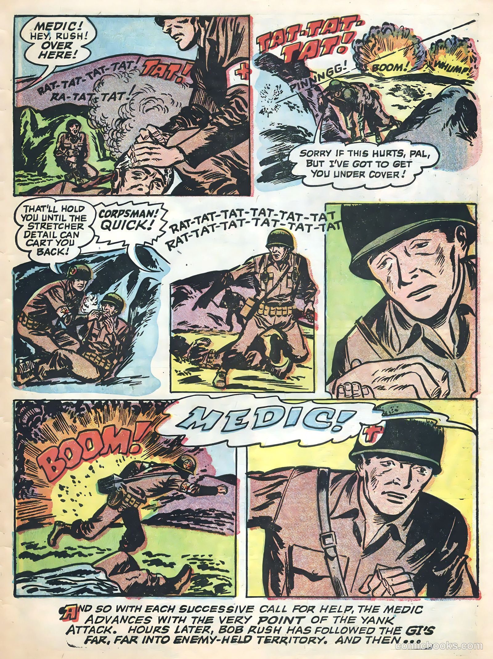 Soldier and Marine Comics #11 (1954) — page 27 of 36