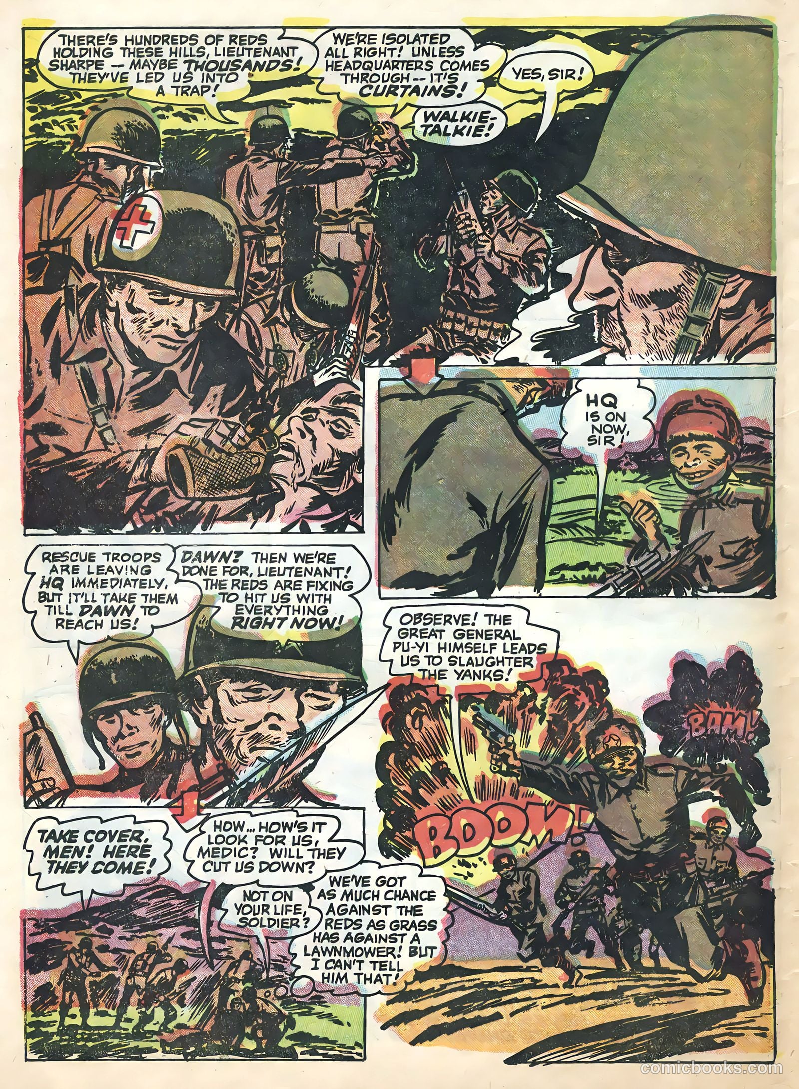 Soldier and Marine Comics #11 (1954) — page 28 of 36