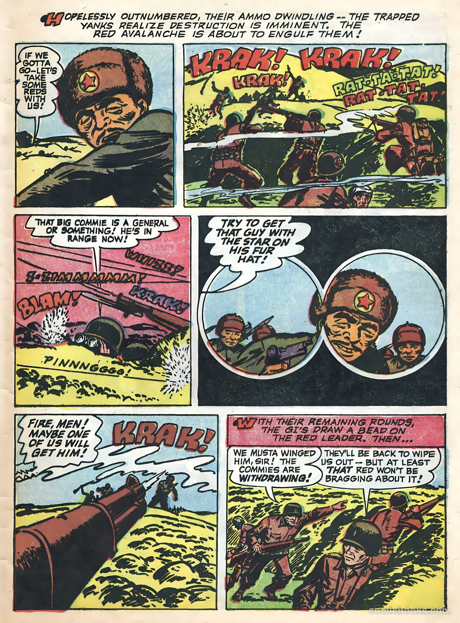 Soldier and Marine Comics #11 (1954) — page 29 of 36